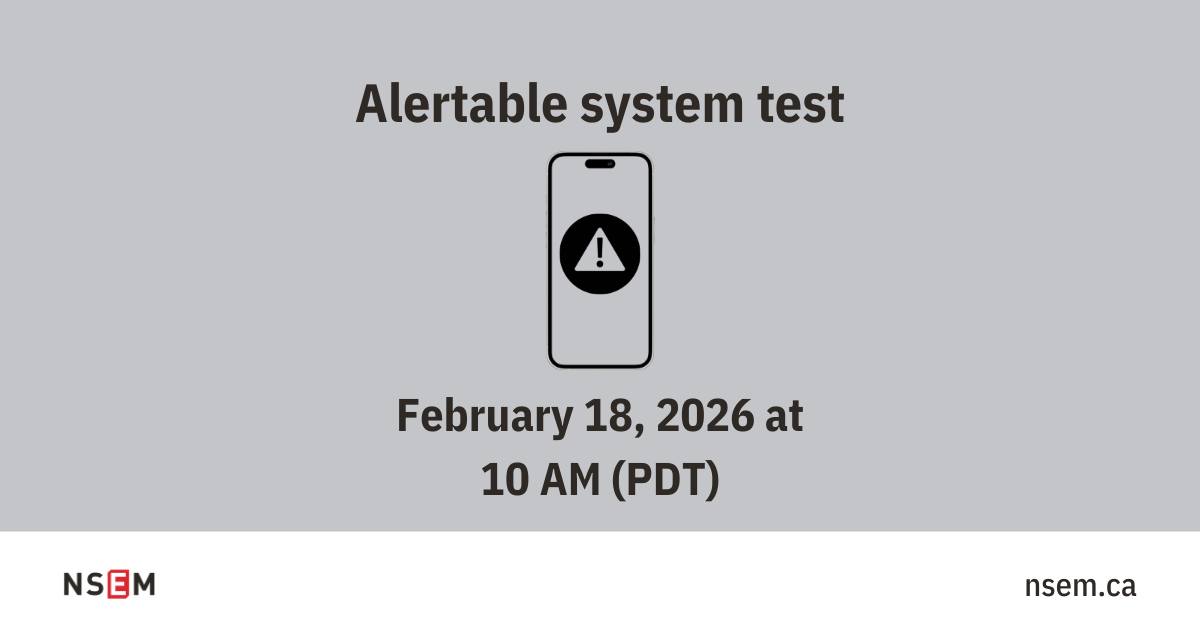 A test of the Alertable... - North Shore Emergency Management | Facebook