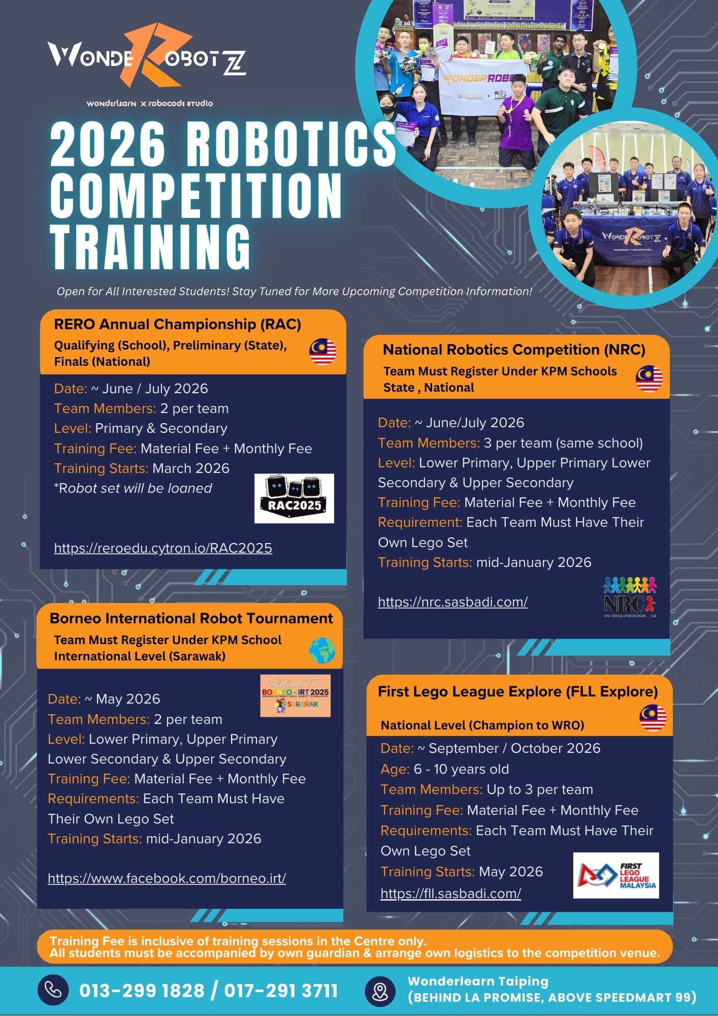 Wonderlearn - 🤖 2026 Robotics Competition Training 🤖... | Facebook