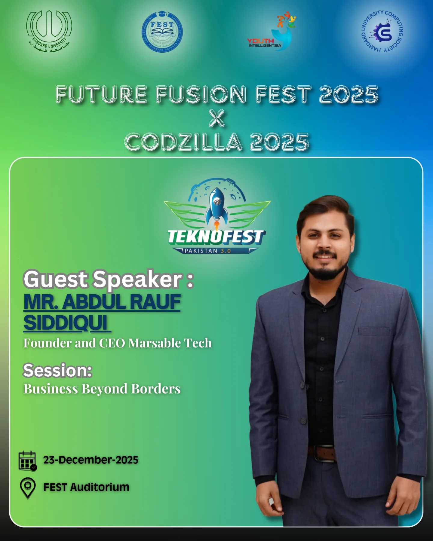 Youth - We are honored to welcome Mr. Abdul Rauf Siddiqui, Founder ...
