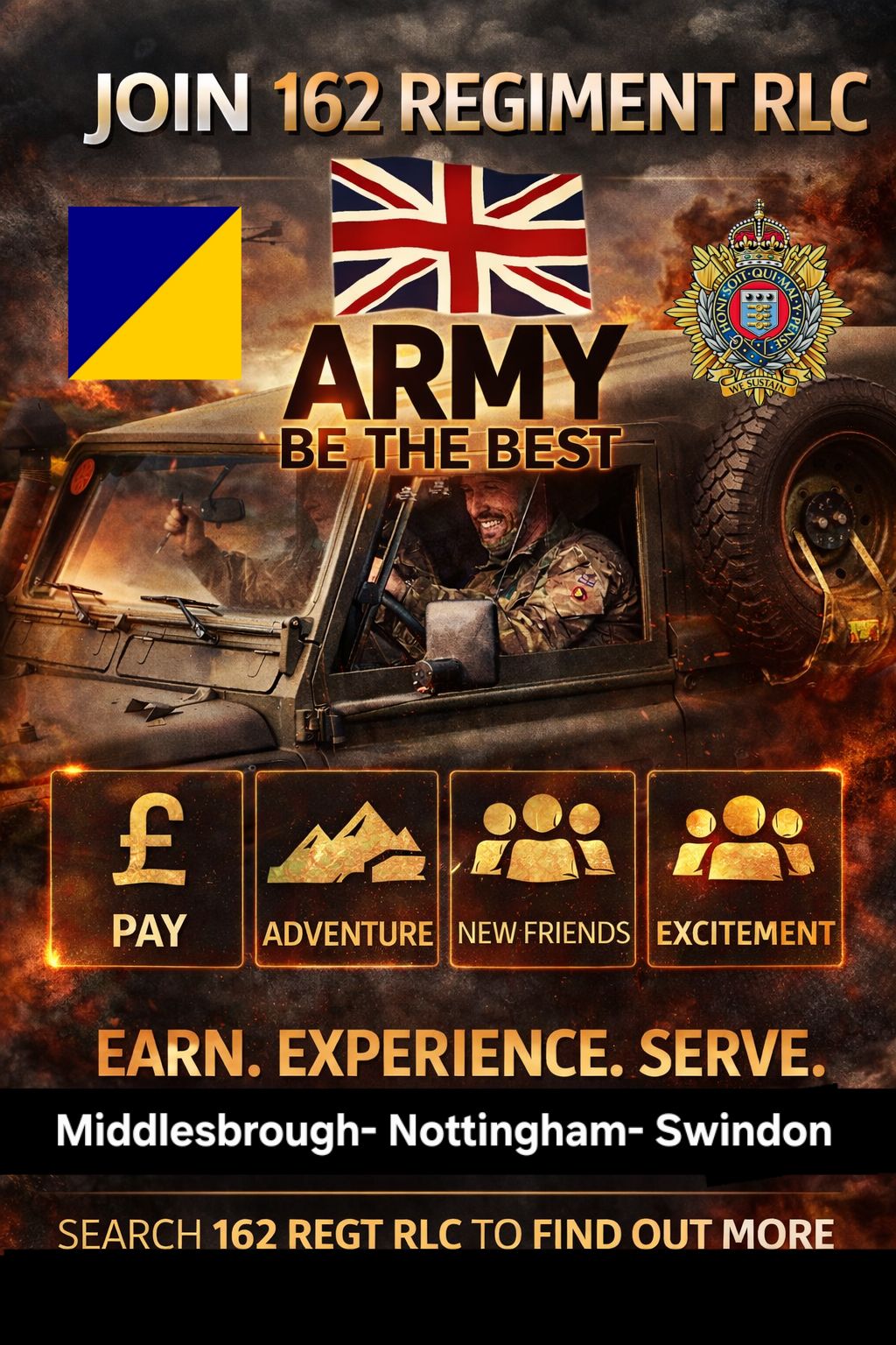 The British Army Reserve is recruiting... - 162 Regiment RLC | Facebook