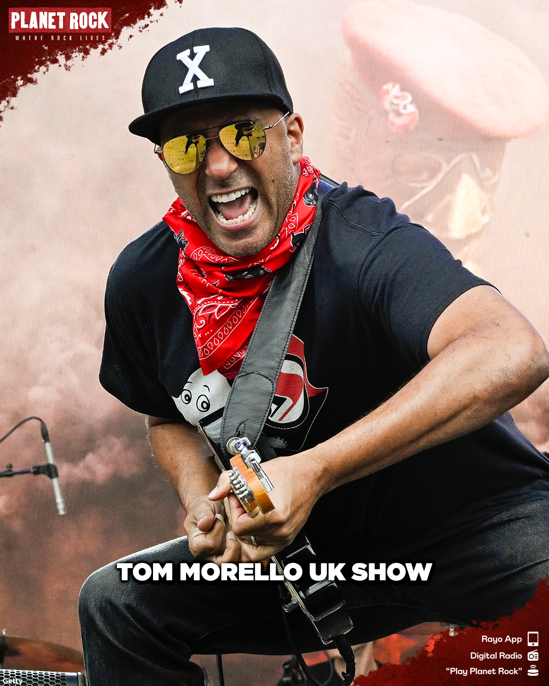 Rage Against the Machine and Audioslave guitarist Tom Morello has
