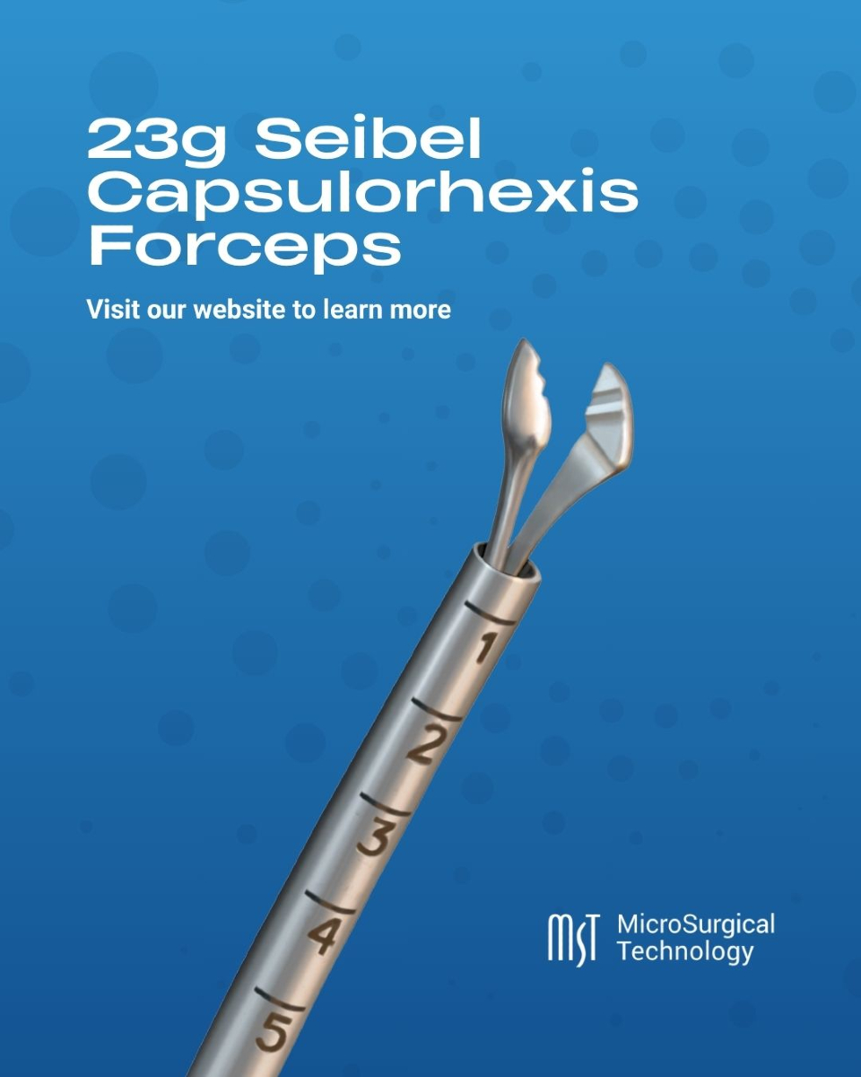 MST - Simplify your cases with the Seibel Capsulorhexis Forceps 💪 Our ...