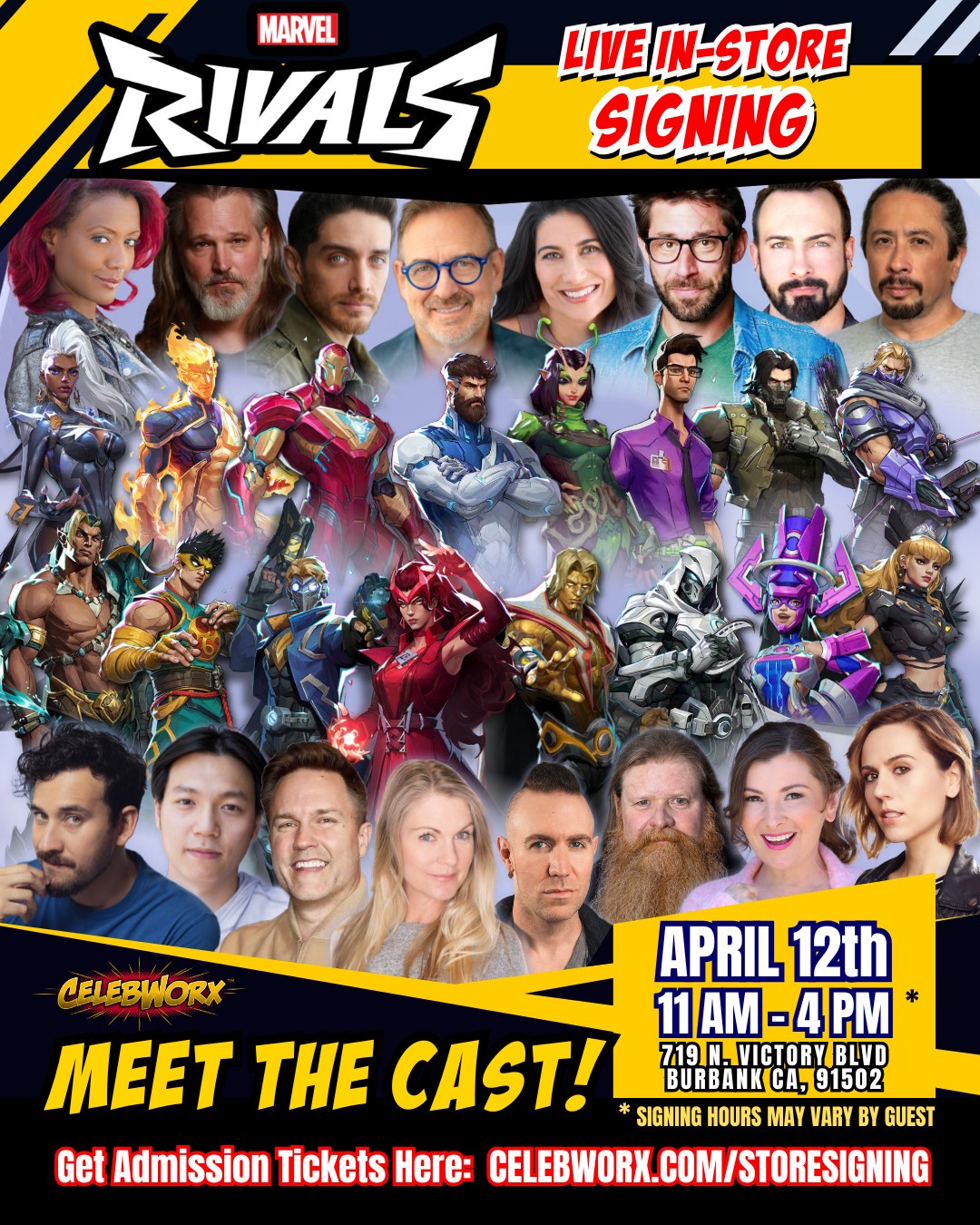 Marvel Rivals | We are hosting a live in person event with the cast of ...