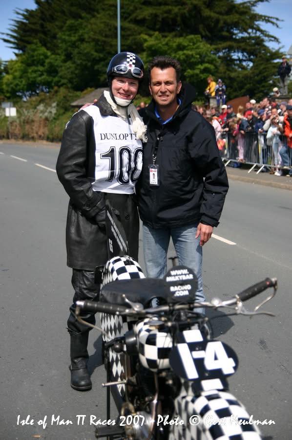 TT - In 2007, TT legend Richard 'Milky' Quayle rode a replica 1928 ...
