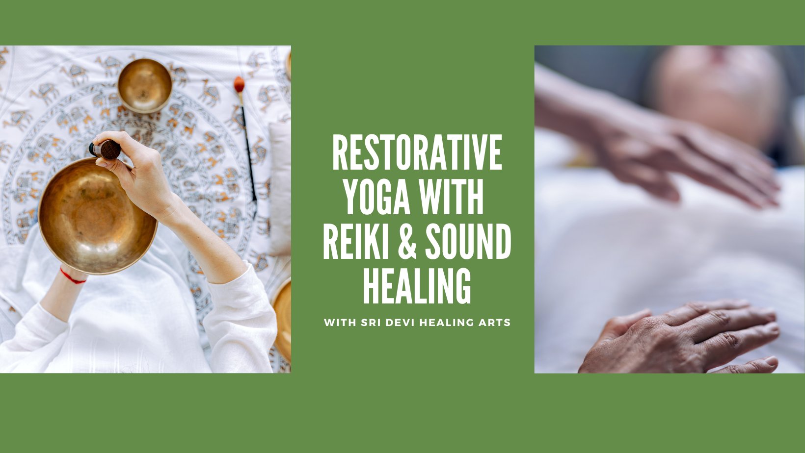 Restorative Yoga with Reiki & Sound Healing