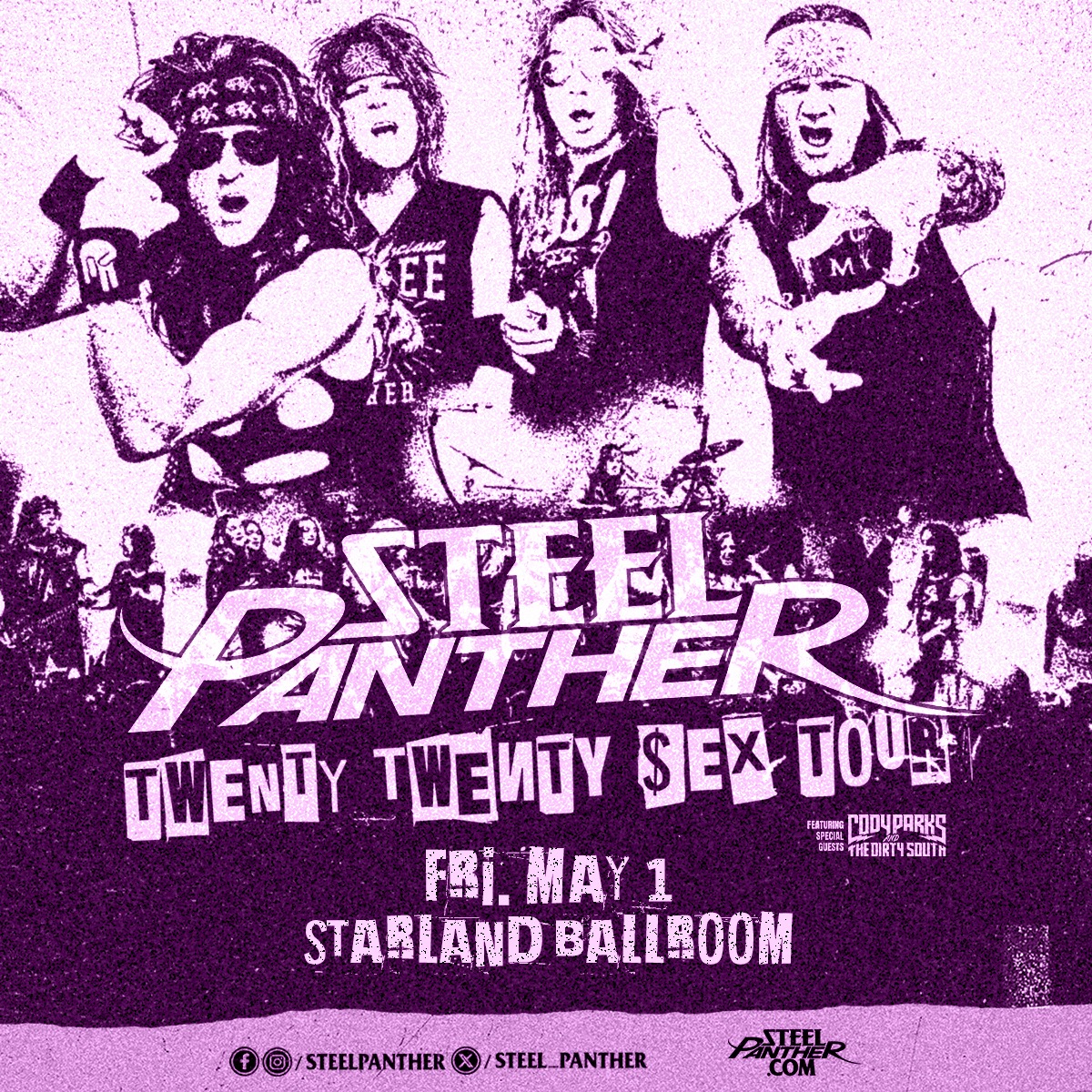 Starland - Support update! Cody Parks & The Dirty South have just