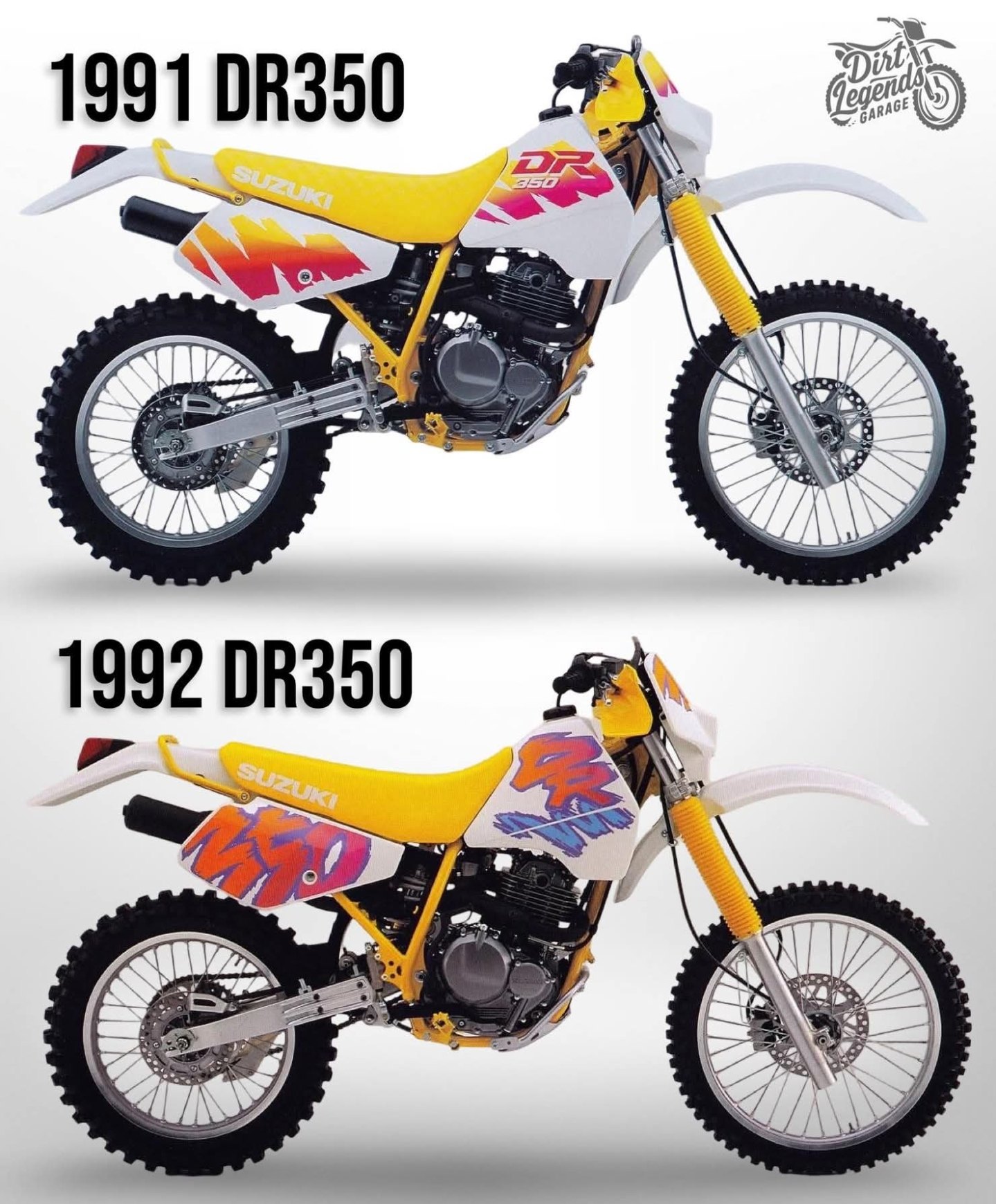 Suzuki DR350: A Tale of Two Dirt Bikes Which one do you prefer