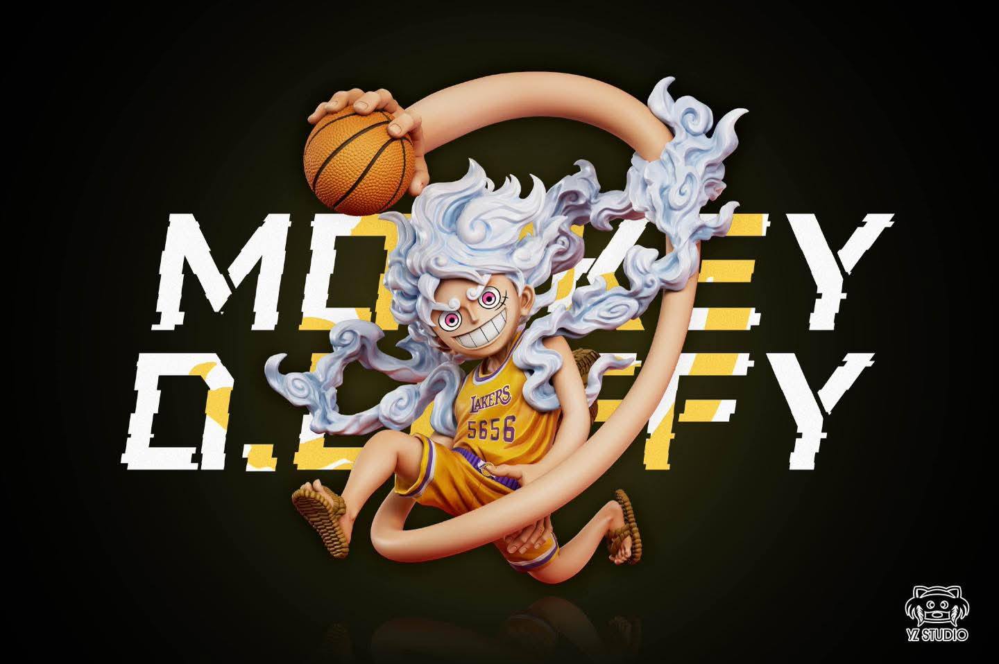 ワンピース Yz バスケットボールチーム 7点 ガレージキット スタチュー YZ Studio - Wcf NBA x OP Series Dream Team 01 - Nika Scale : Wcf