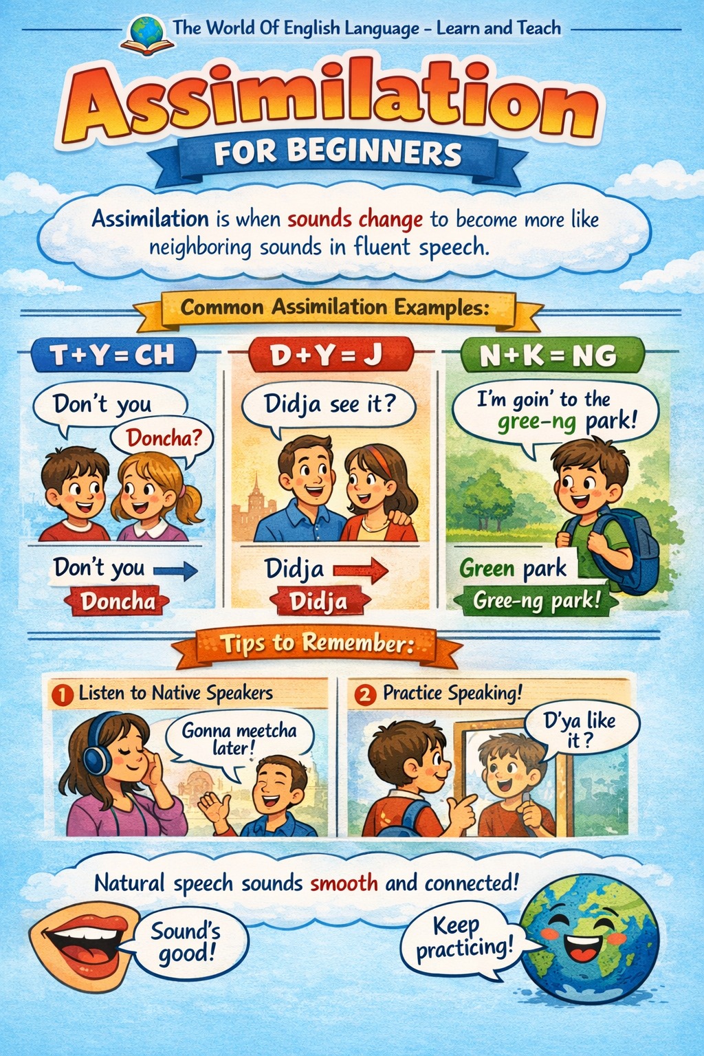 The... - The World Of English Language - Learn and Teach