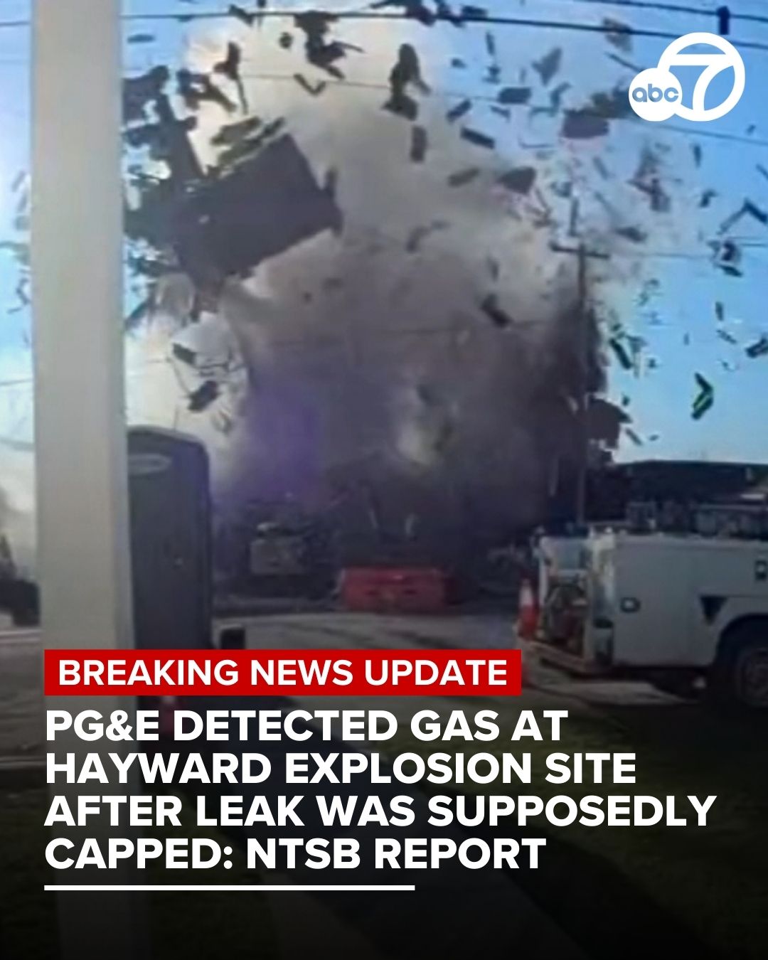 ABC7 News - A new report from the NTSB says that PG&E... | Facebook