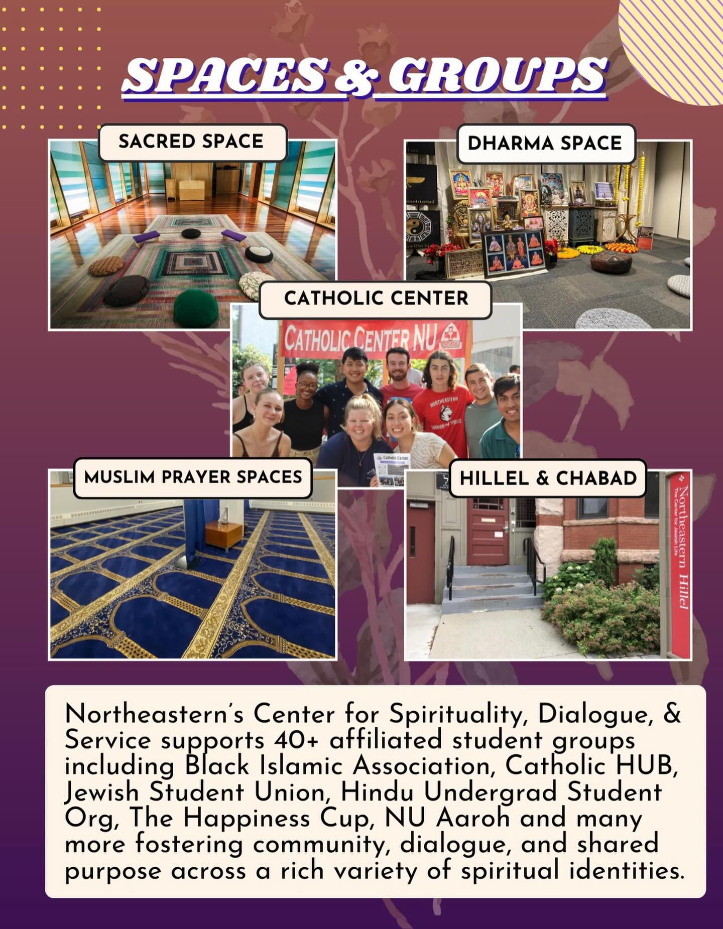 Northeastern - ☀️ Find your space this Faith-Tastic February with CSDS ...