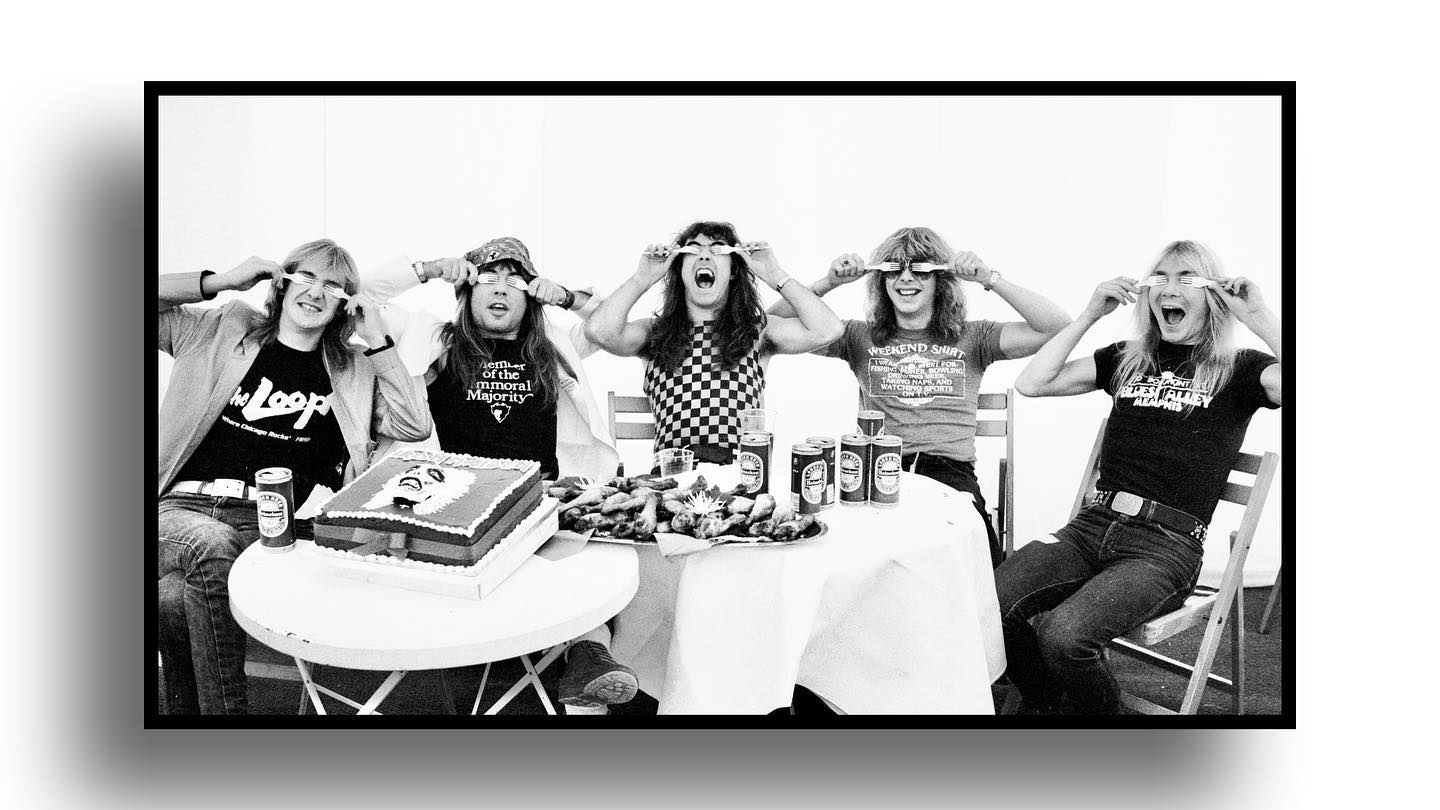 IRON MAIDEN at Reading Rock Festival, 1982