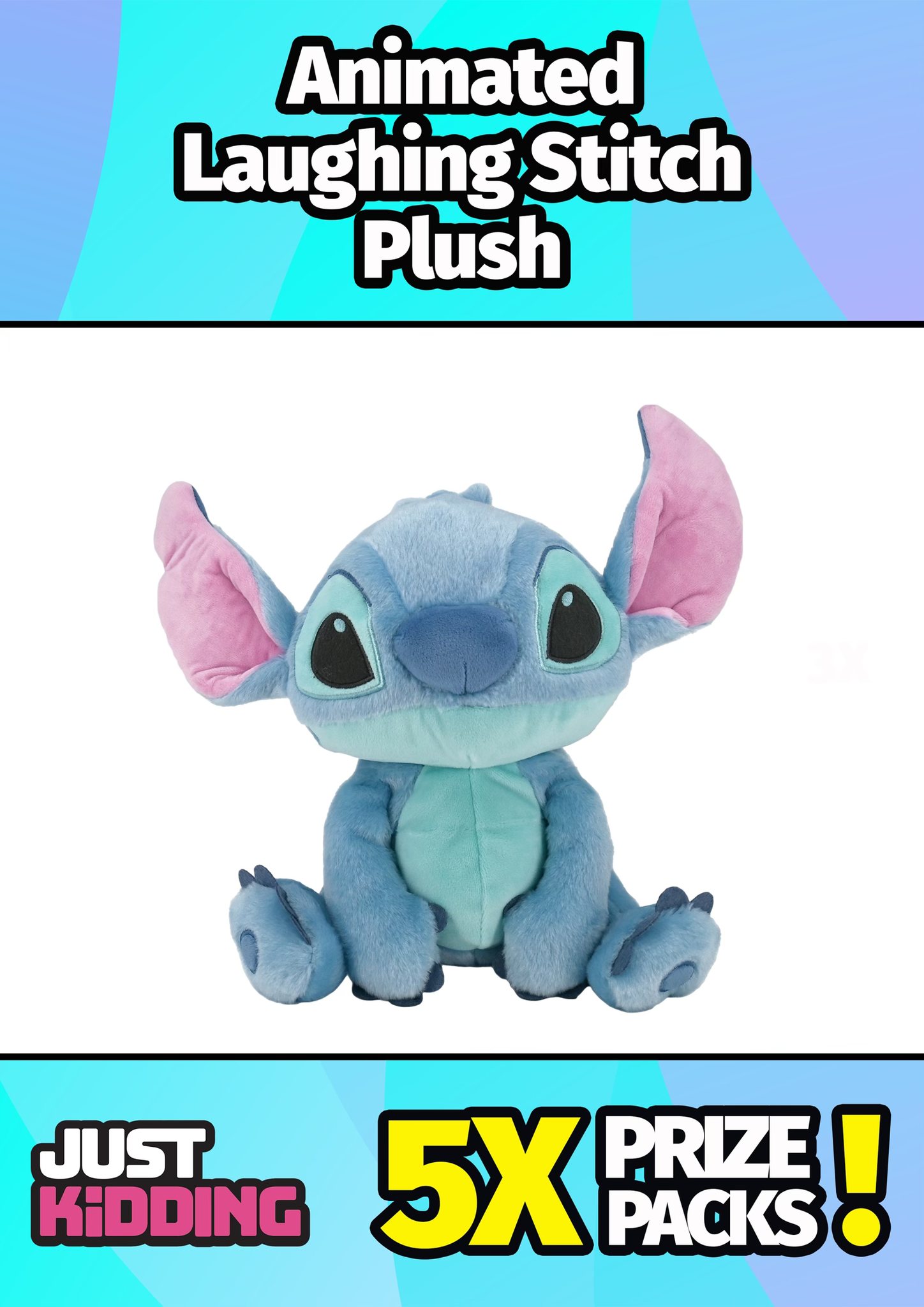 Just - Say Aloha to the laughing plush Stitch! Made to make your child ...