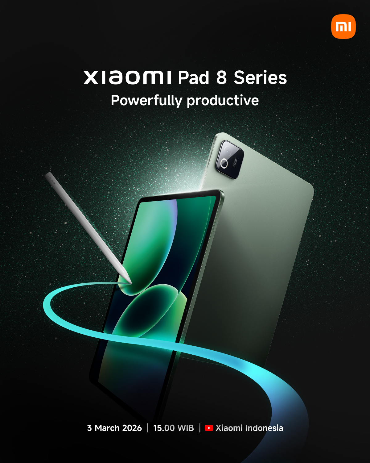 On #XiaomiPad8Series, Xiaomi Focus Pen Pro captures every movement