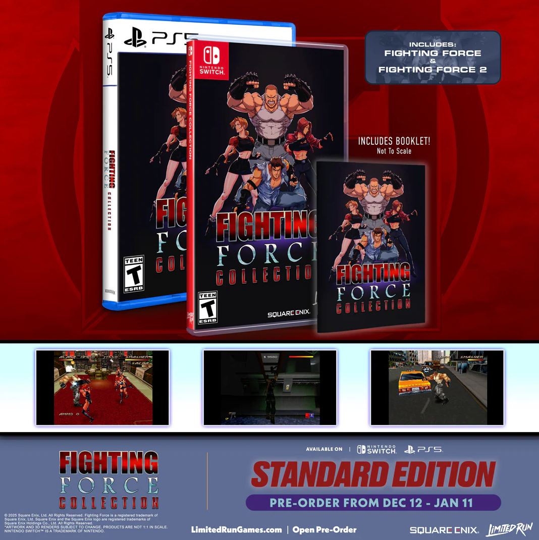 Last Chance Pre-Order: Fighting Force Collection (S/PS5) $34.99