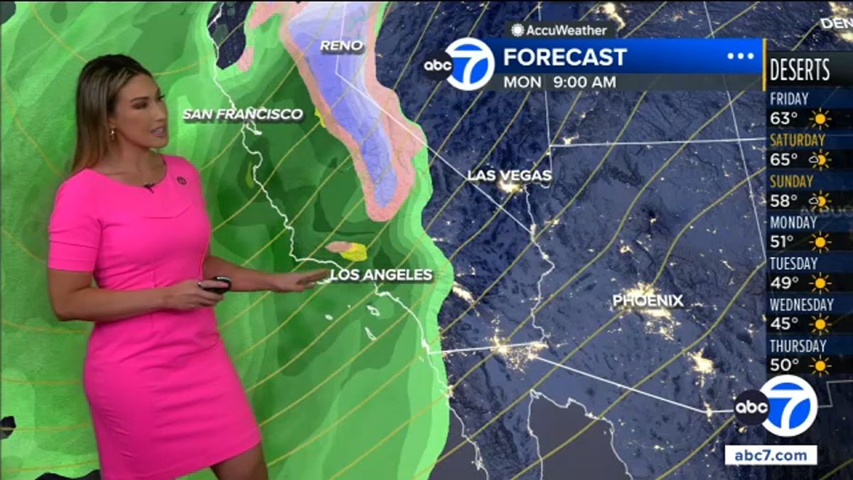 ABC7 - It's about to get very cold and very wet. A series of powerful ...