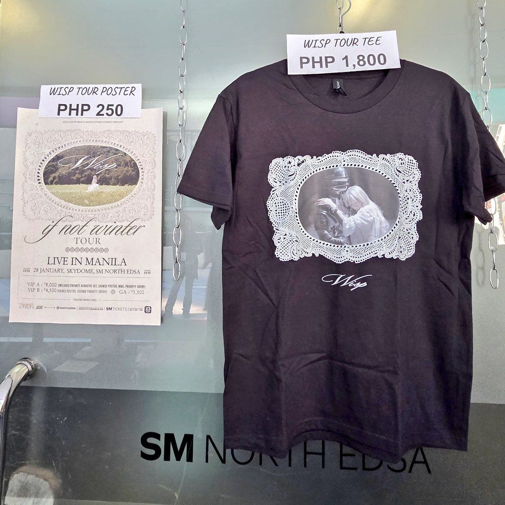 PULP - Official WISP tour tee and poster are now available at the merch ...