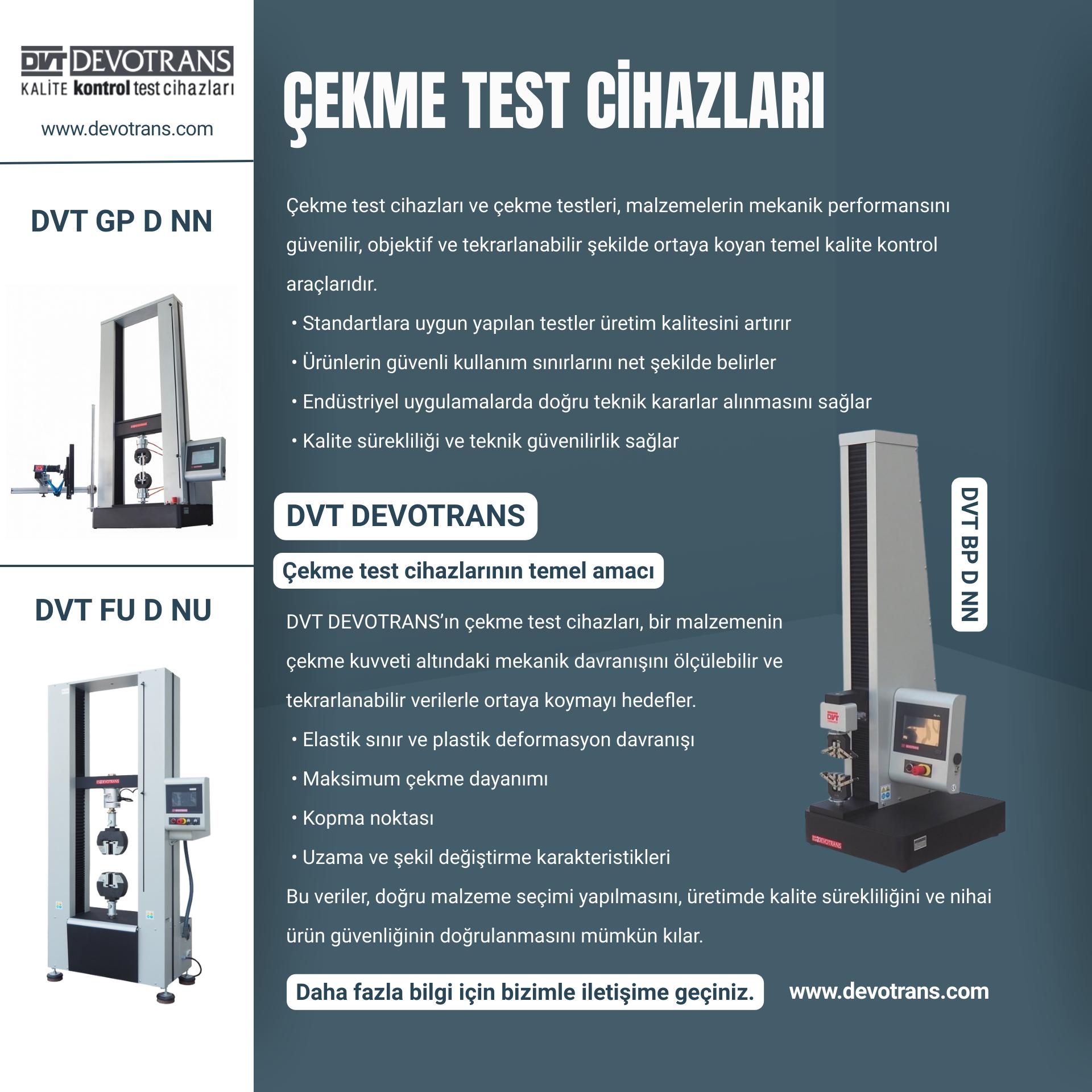 DVT - Çekme test cihazları ve kalite kontrol sürecindeki rolü Çekme ...