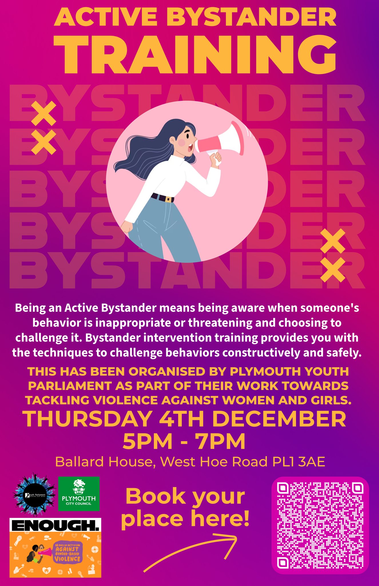 Plymouth - 𝐀𝐜𝐭𝐢𝐯𝐞 𝐁𝐲𝐬𝐭𝐚𝐧𝐝𝐞𝐫 𝐓𝐫𝐚𝐢𝐧𝐢𝐧𝐠 𝐟𝐨𝐫 𝐘𝐨𝐮𝐧𝐠 𝐏𝐞𝐨𝐩𝐥𝐞 Being an active ...