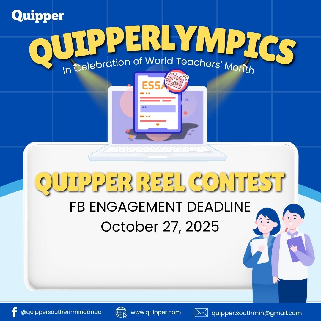 Presenting our 𝐐𝐮𝐢𝐩𝐩𝐞𝐫 𝐑𝐞𝐞𝐥𝐬... - Quipper Southern Mindanao | Facebook