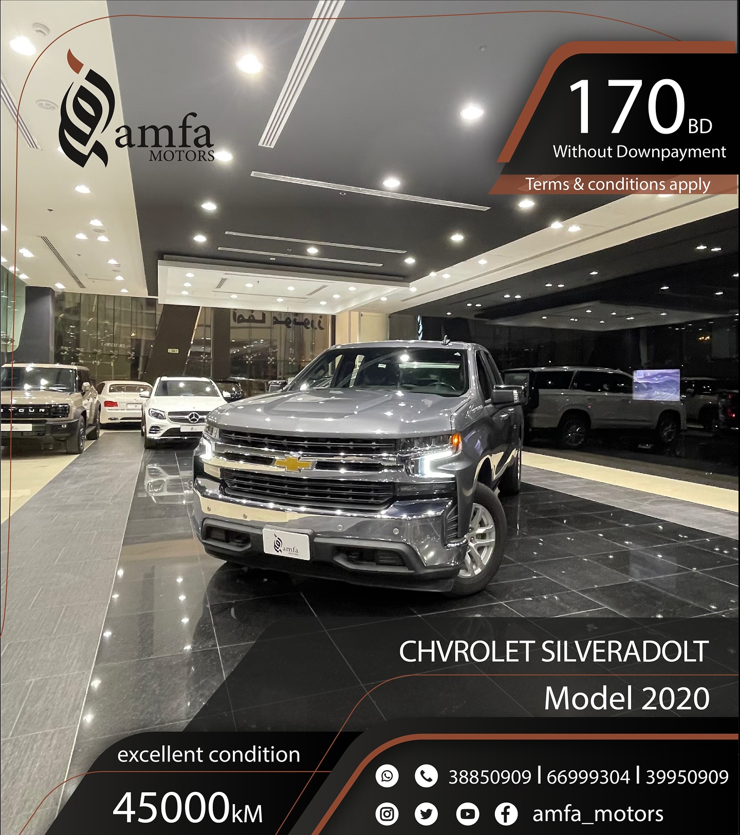Amfa_motors - 🚗 For Sale: Chevrolet Silverado LT V6 (2020... | Facebook