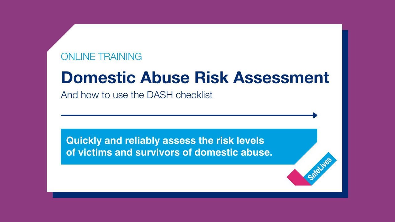 SafeLives - 📢 Online Domestic Abuse Risk Assessment... | Facebook