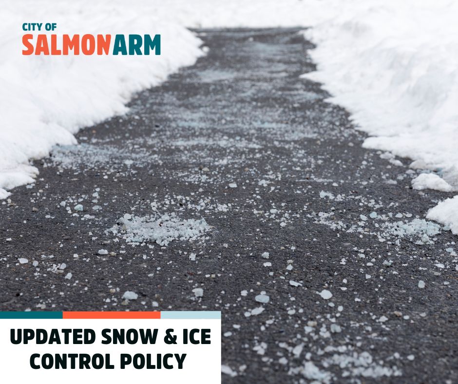 ️ Updated Snow & Ice Control Policy... - City of Salmon Arm | Facebook