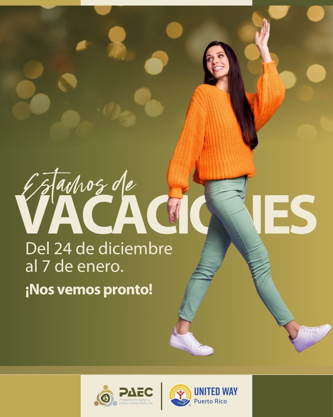 PAEC - 🎉 [Importante] Estamos en receso Navideño y regresamos el 7 de ...