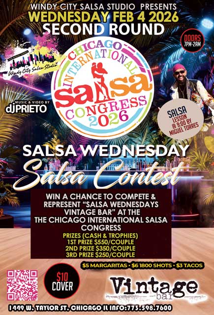 Salsa Wednesday – Salsa Contest (Second Round) @ Vintage Bar