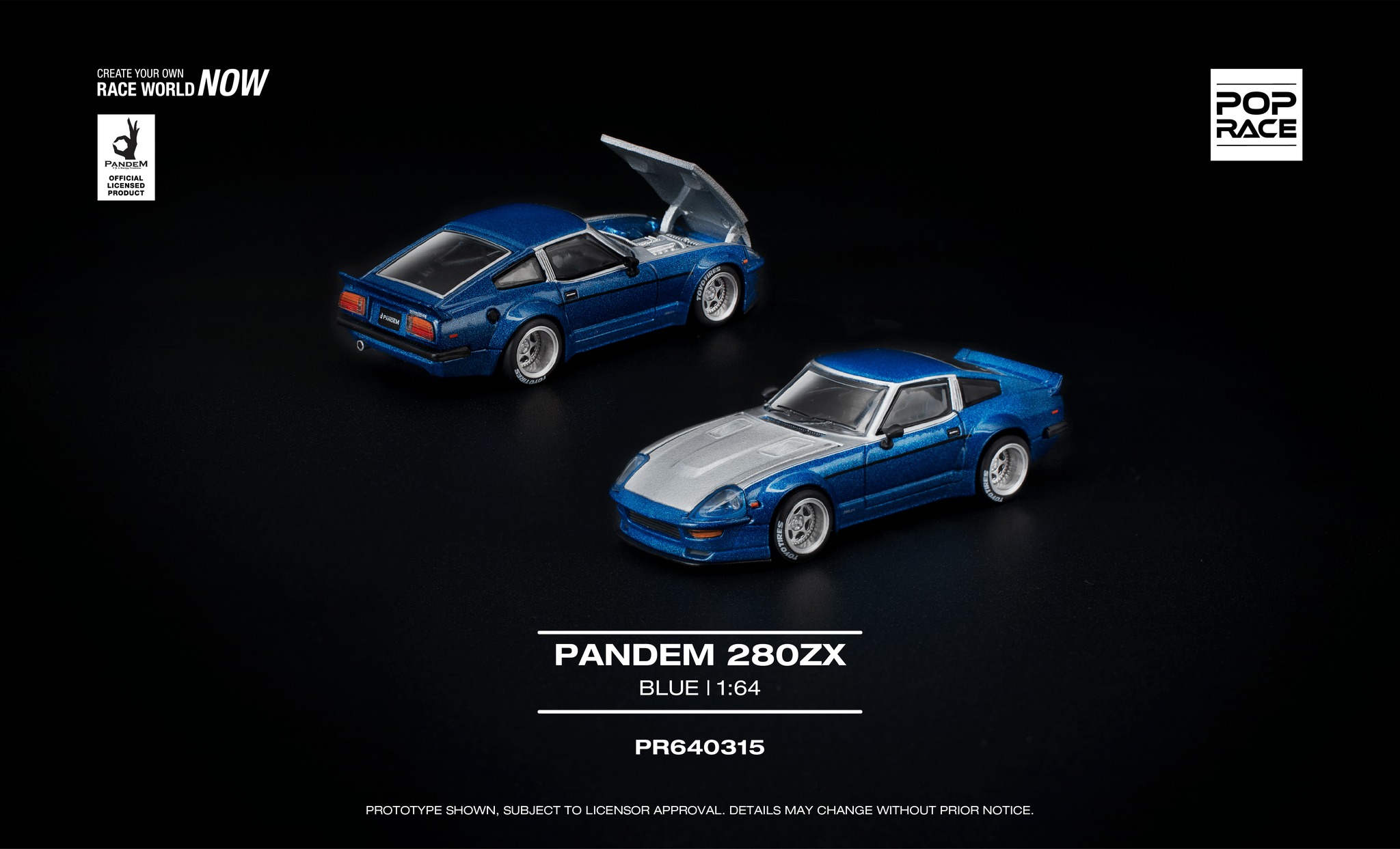 True Blue 1/32 Aoshima Snap-Kit 240Z Pandem