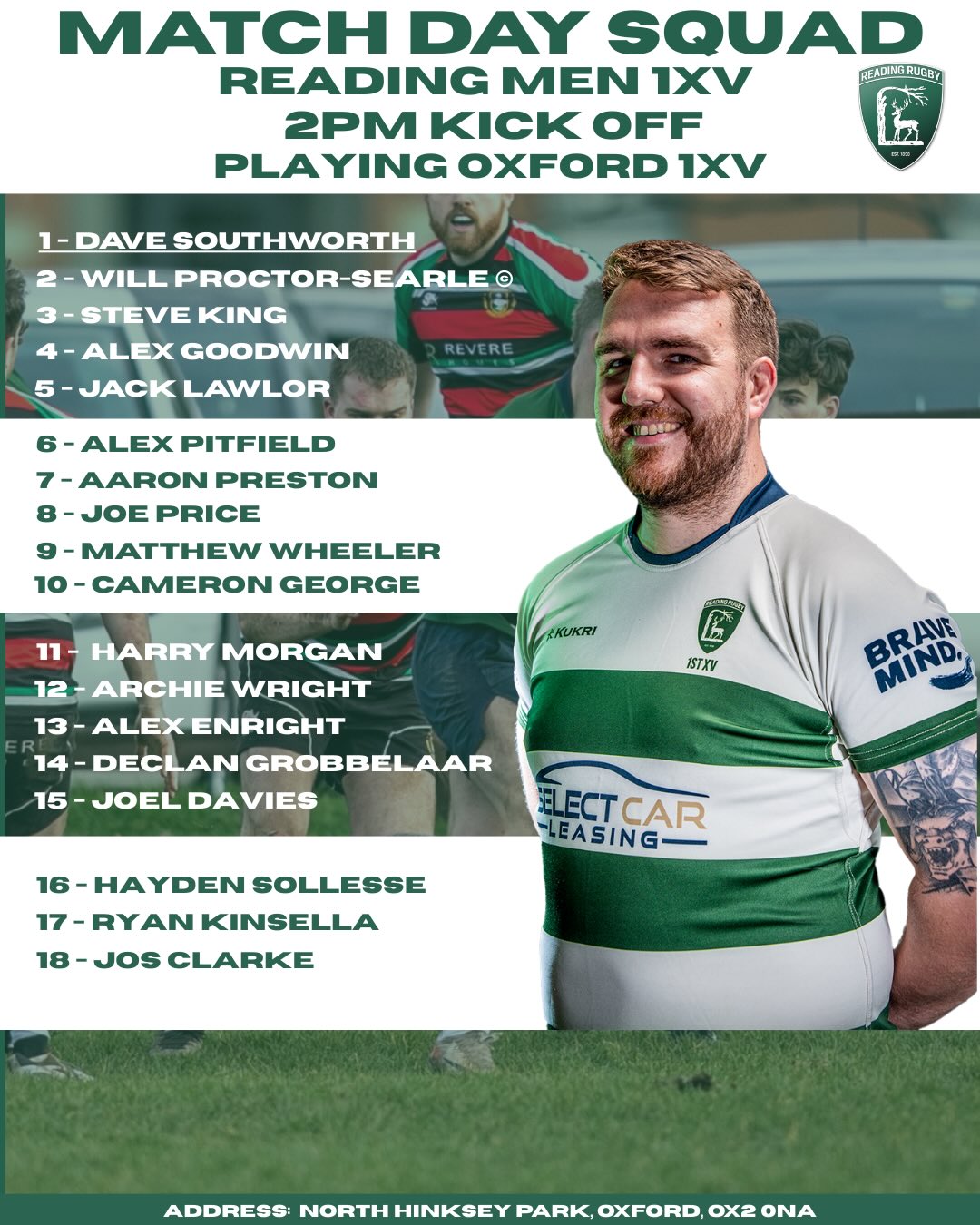 Reading RFC - YOUR SENIOR MENS TEAM SHEETS ARE OUT!!... | Facebook