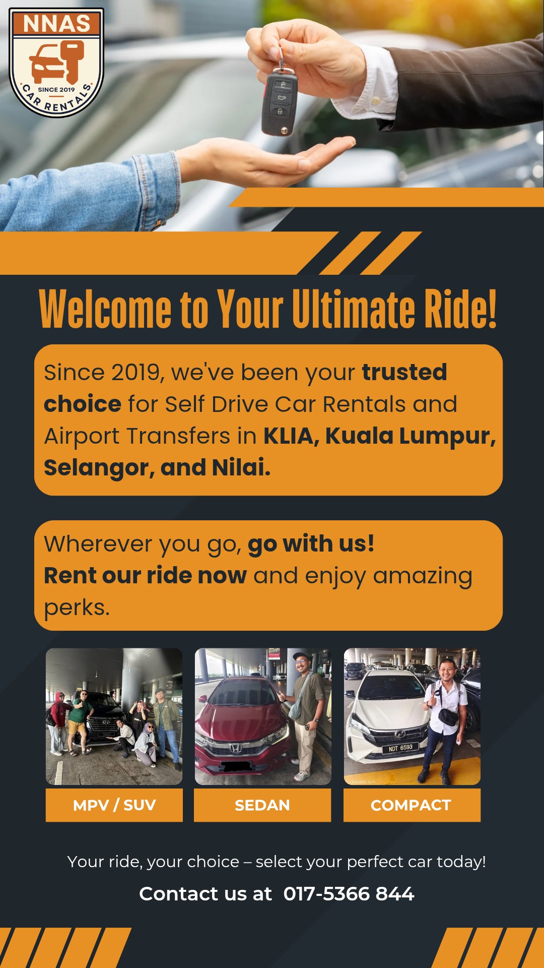 NNAS Car Rental KLIA / Kuala Lumpur / Selangor / Nilai | Nilai