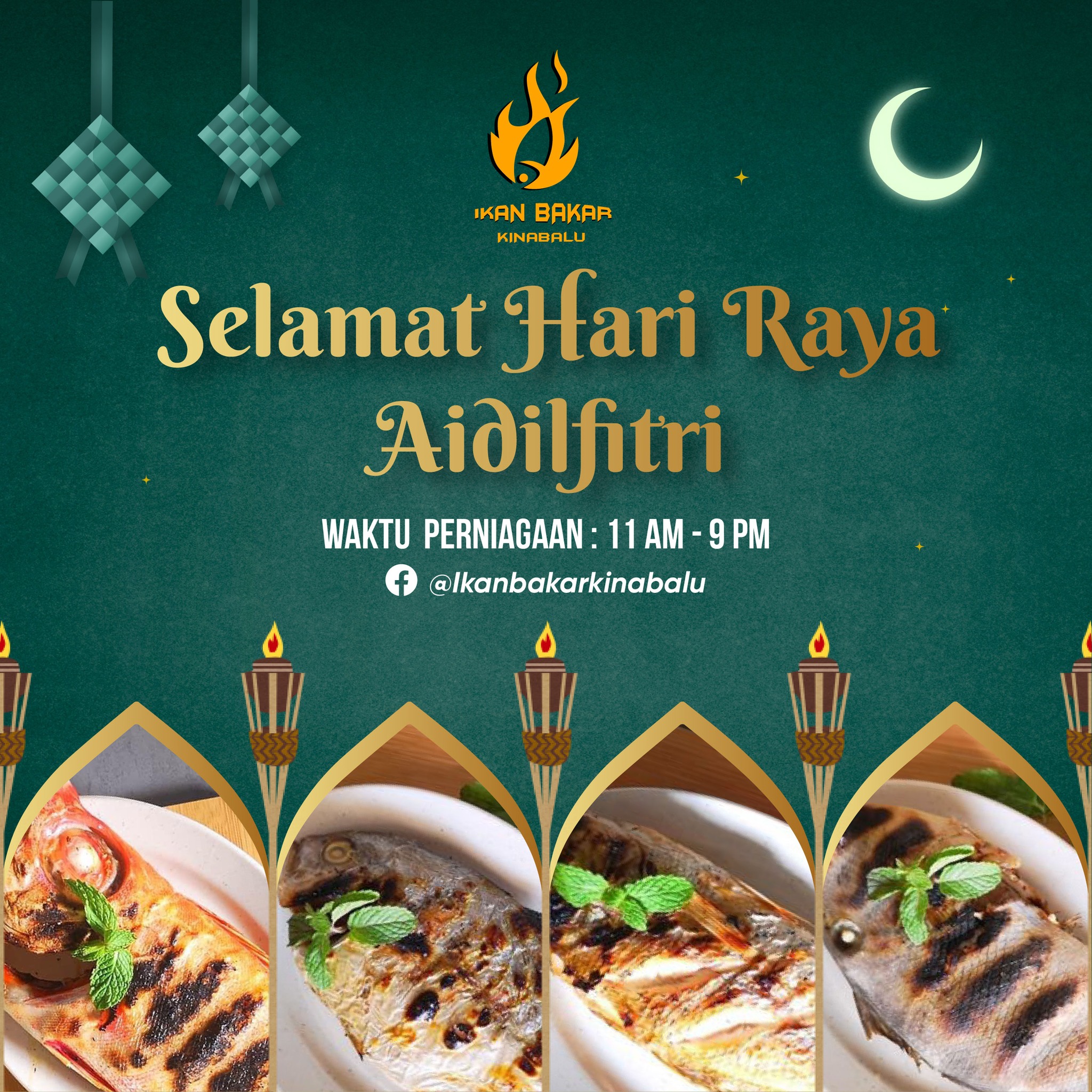 Kami mengucap selamat hari raya... - Ikan Bakar Kinabalu | Facebook
