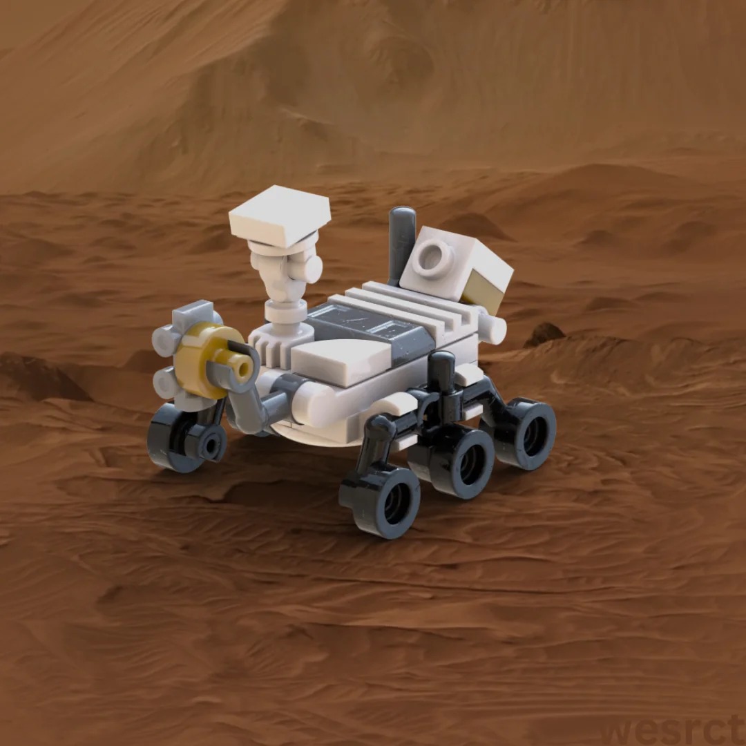 Beyond - I made a 1:110 Curiosity Rover Build! Built by ...
