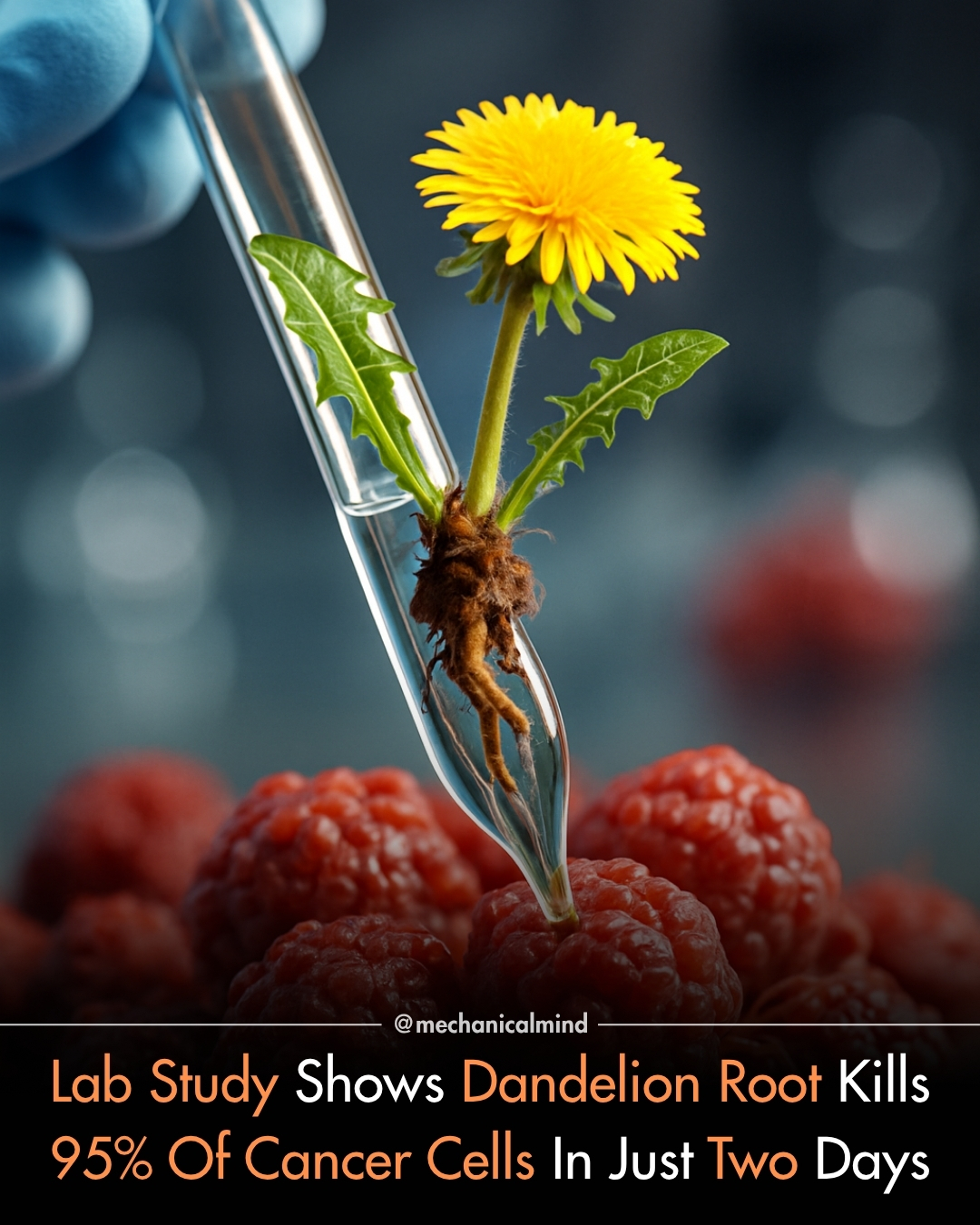 Mechanical - Dandelion root extract has been shown to destroy up to 95% ...