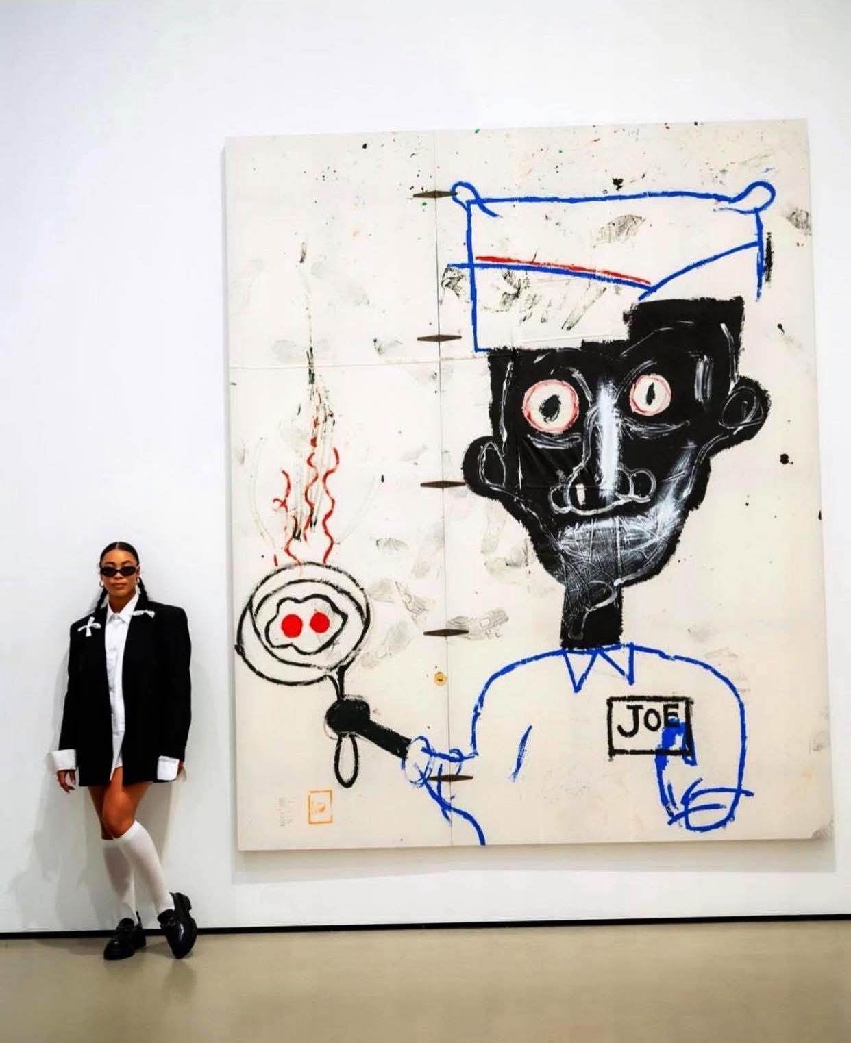 Jean-Michel Basquiat??? Eyes and Eggs (Joe) 1983 Acrylic 
