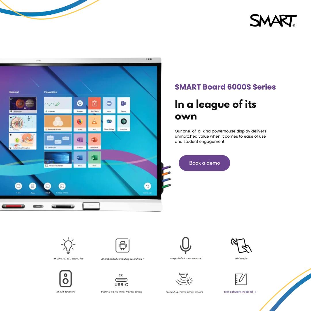 SMART - 🌟 Transform every classroom with the SMART Board® 6000S Series ...