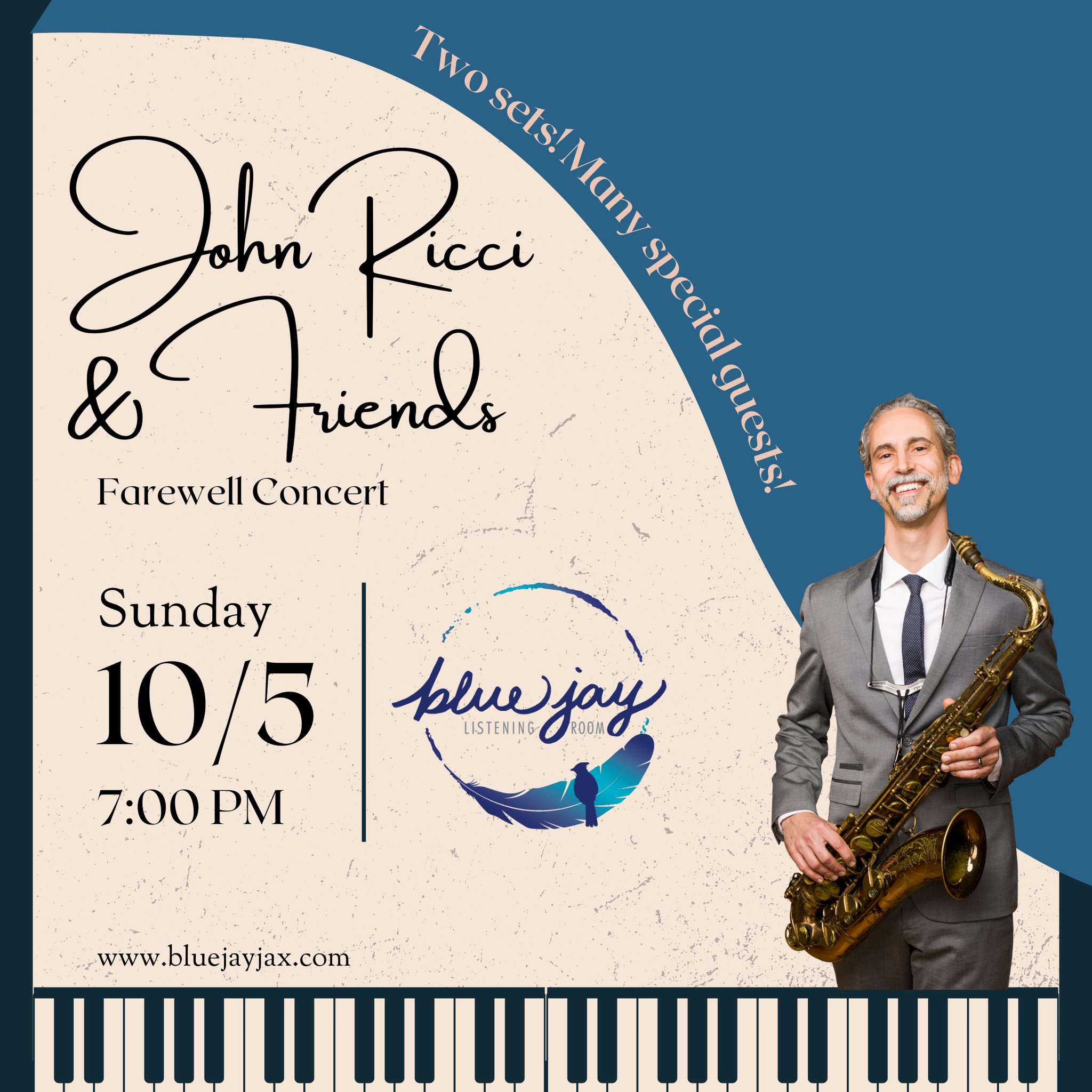 John Ricci & Friends - A Farewell Concert at Blue Jay Listening Room