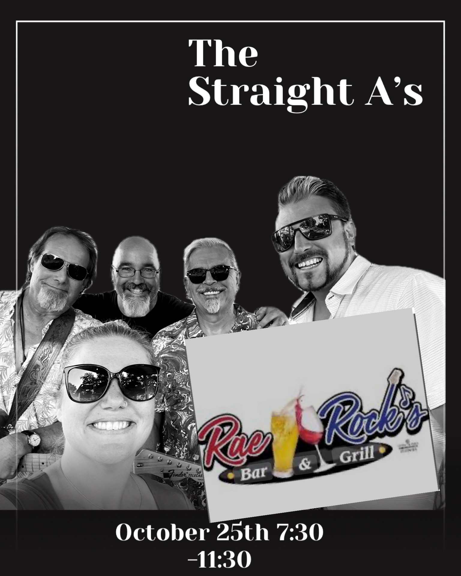 Straight A’s @ Rae Rocks Bar & Grill