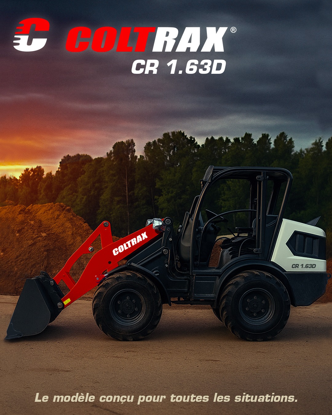 COLTRAX - 🚨 Nouvelle arrivée dans la gamme COLTRAX 🚜 La chargeuse CR 1 ...