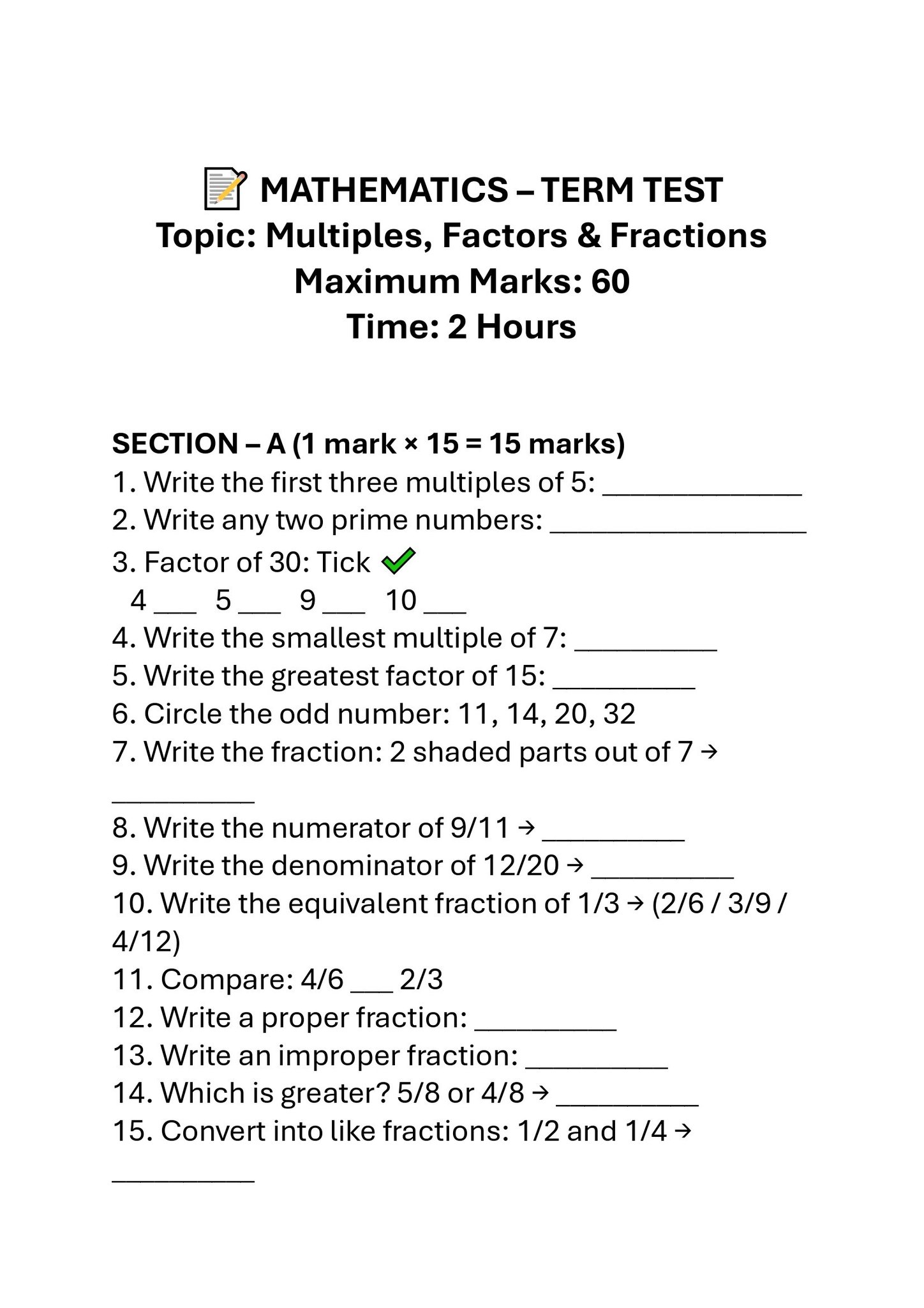 Master Math Skills Test –... - Divine Light Special | Facebook