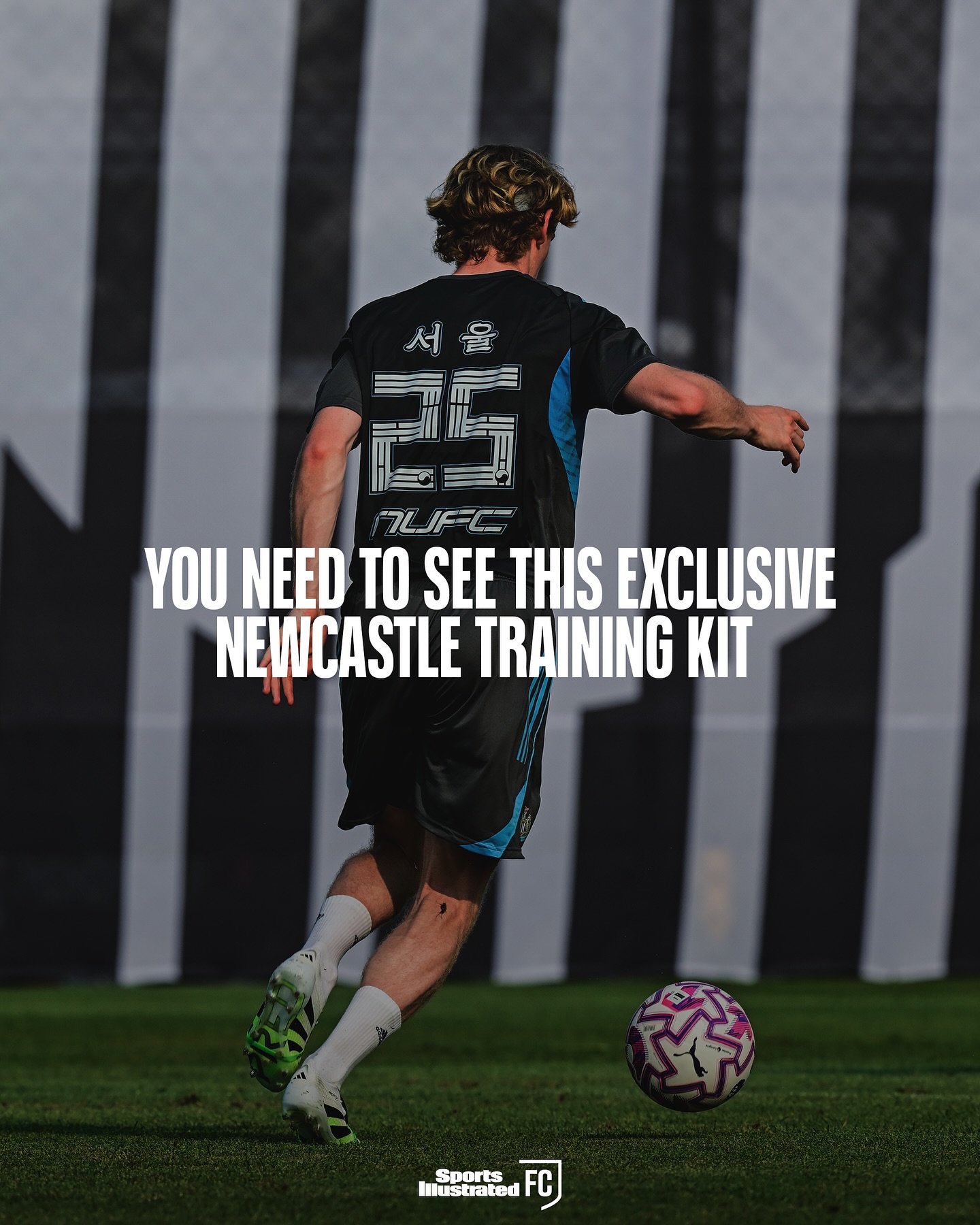 A first look at Newcastle's exclusive training kit for their pre