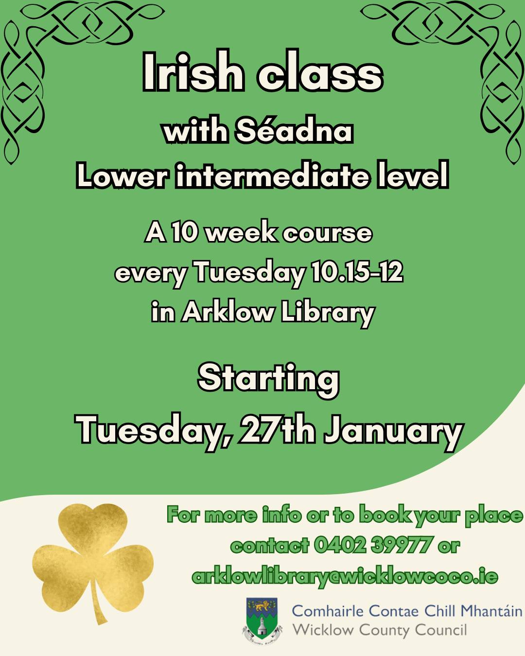 Wicklow - Learn Irish with Séadna! Thinking of brushing up on your ...