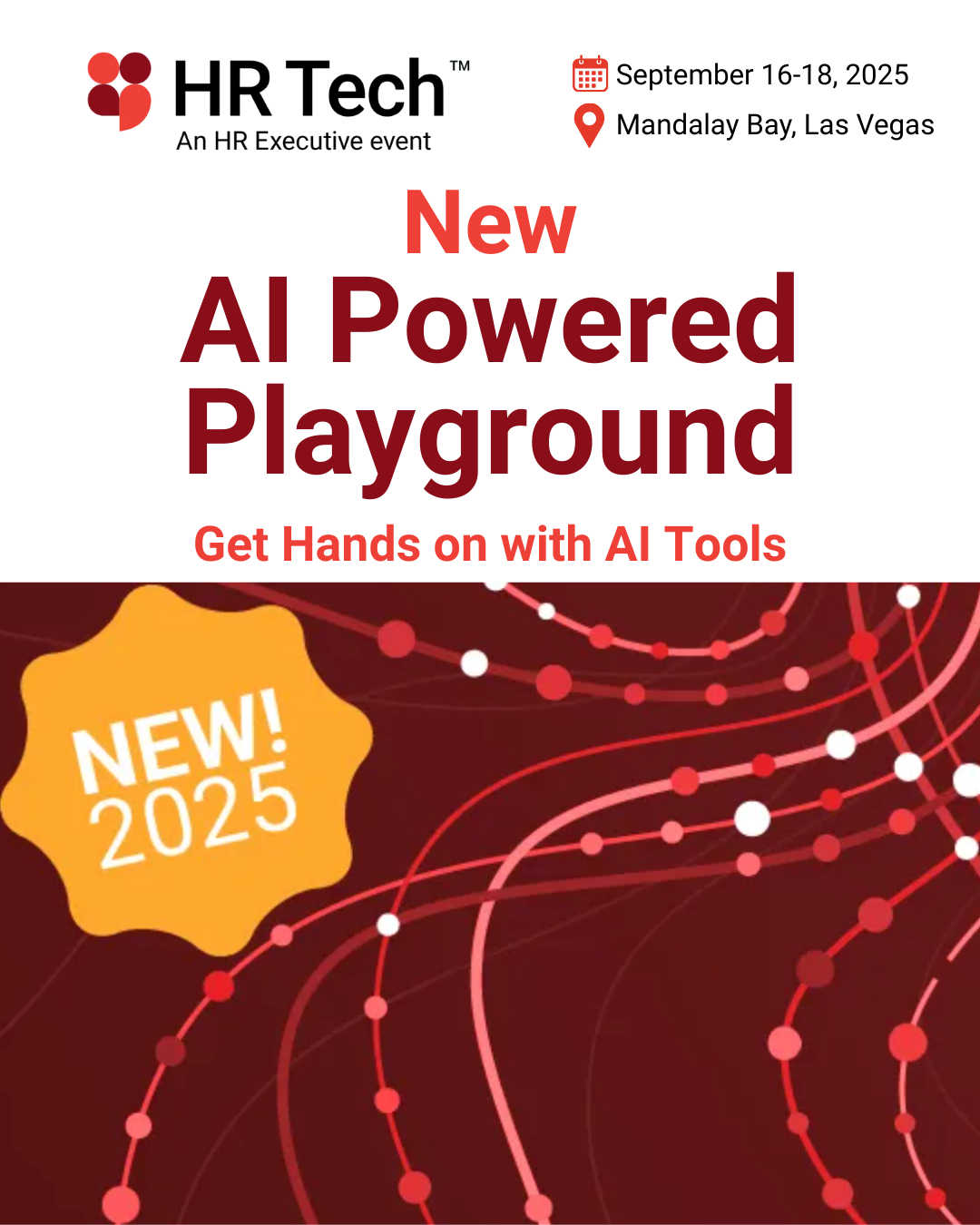 HR - Explore the AI Playground at HR Tech 2025! It's a dedicated space ...