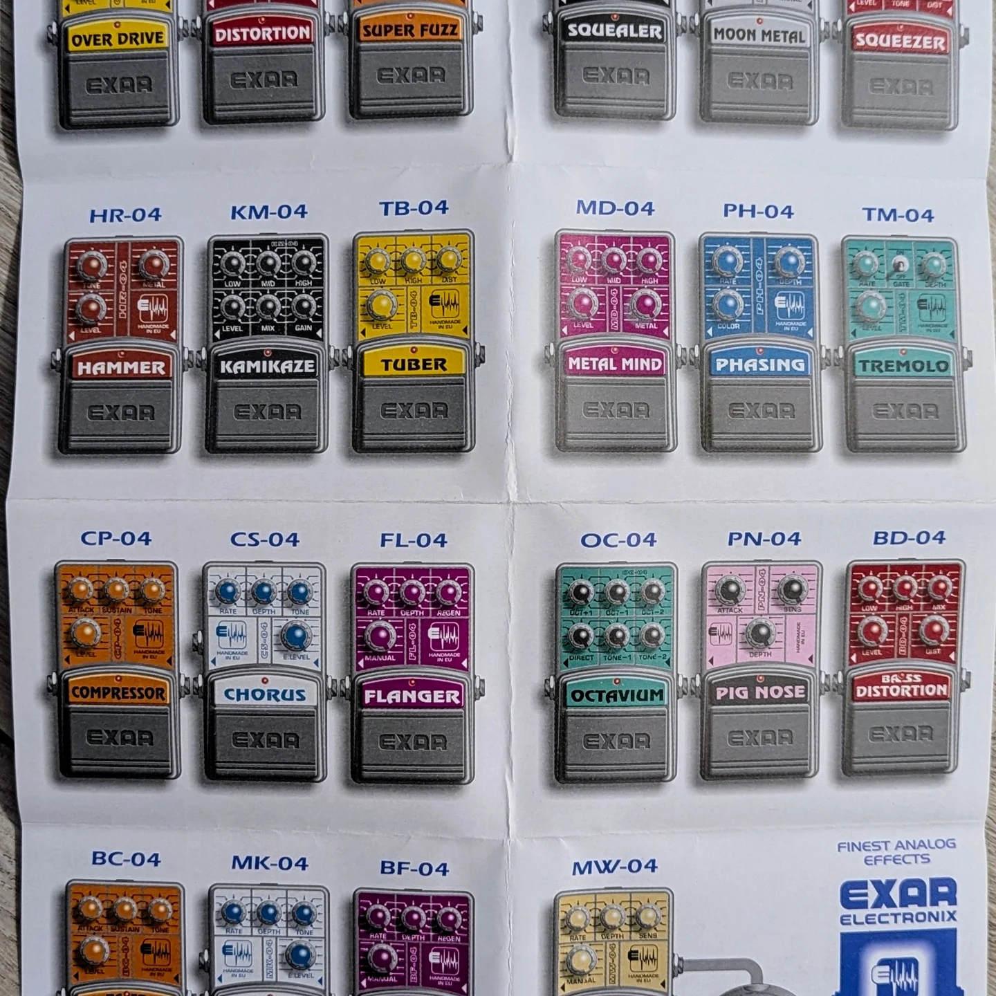 Another Exar pedal demystified and details are posted at