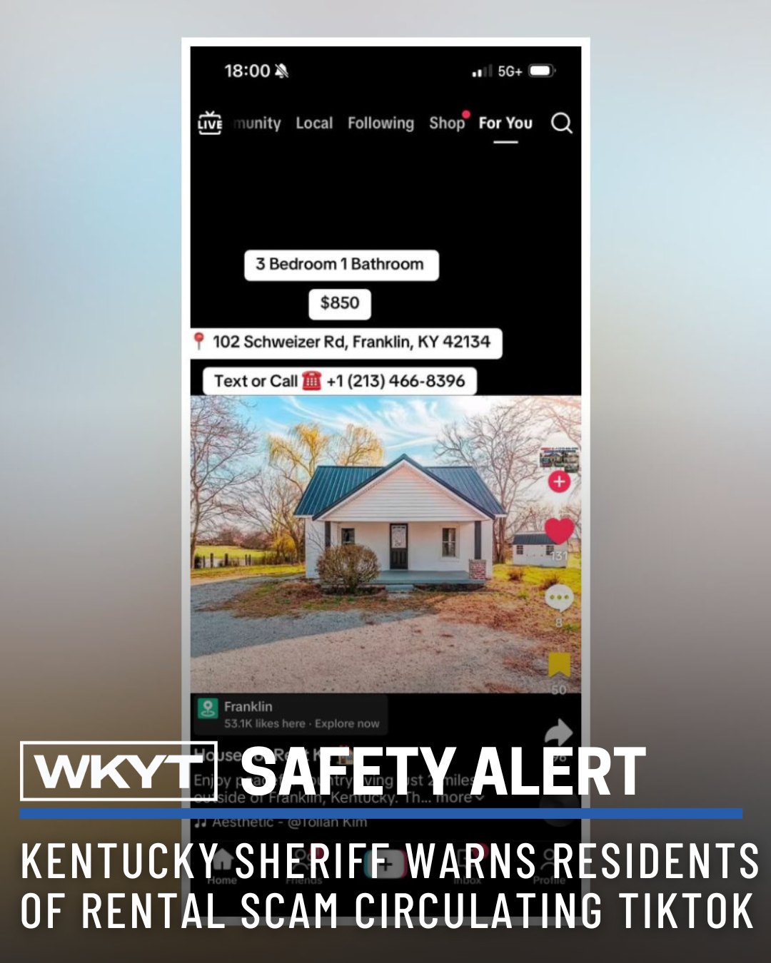 The Simpson County Sheriff's Office is warning residents about a