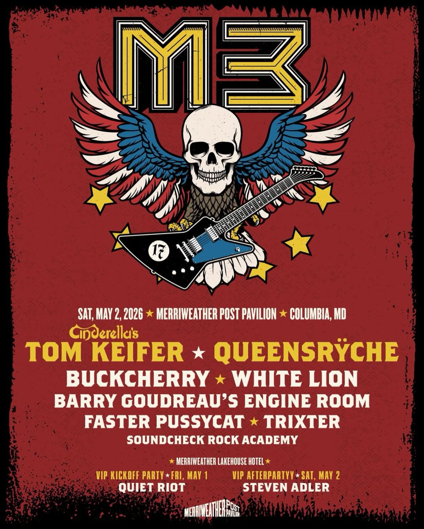 M3 Rock Festival Unveils Tom Keifer, Queensryche, Buckcherry 
