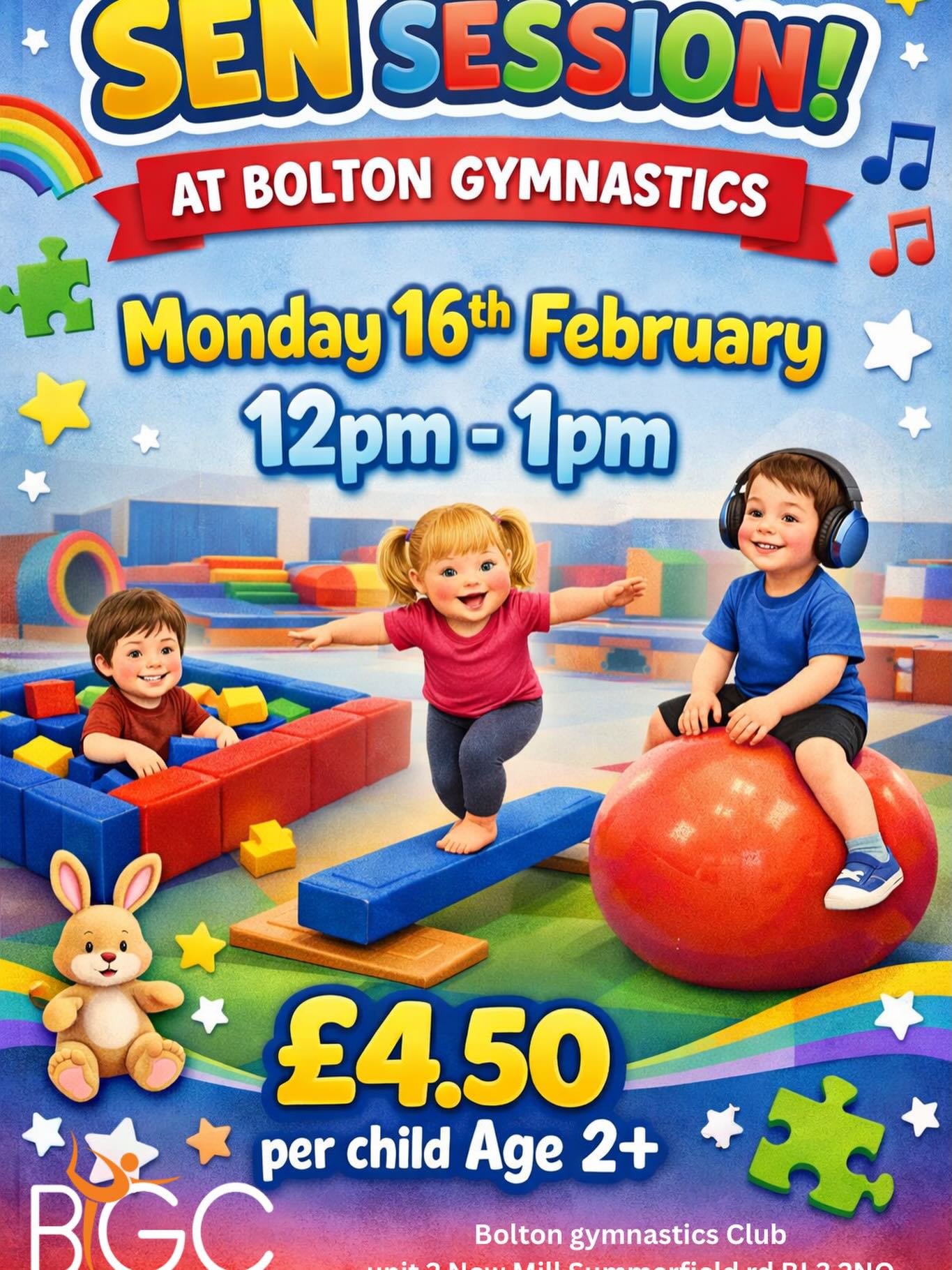 💜 SEN PLAYGYM GYMNASTICS SESSION... - Bolton Gymnastics Club | Facebook