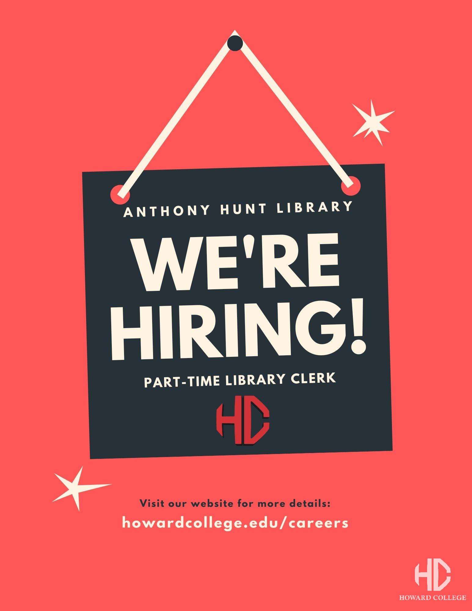 The Anthony Hunt Library is on... - Howard College Big Spring | Facebook