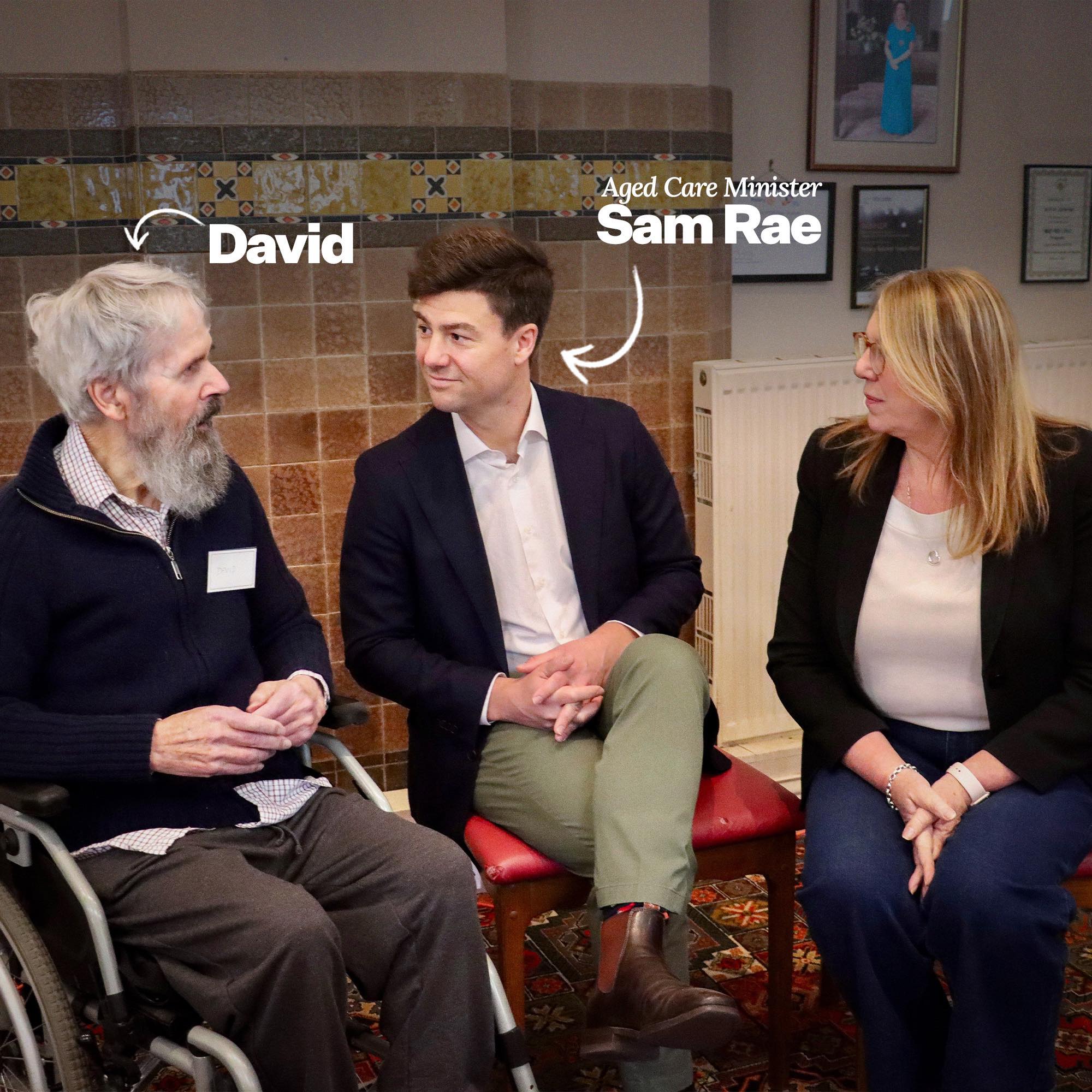 Catherine - Today I welcomed the new Minister for Aged Care Sam Rae to ...